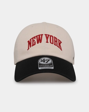 47 Brand New York Yankees 'City Of NY Script' 47 Clean Up Strapback Natural/Black