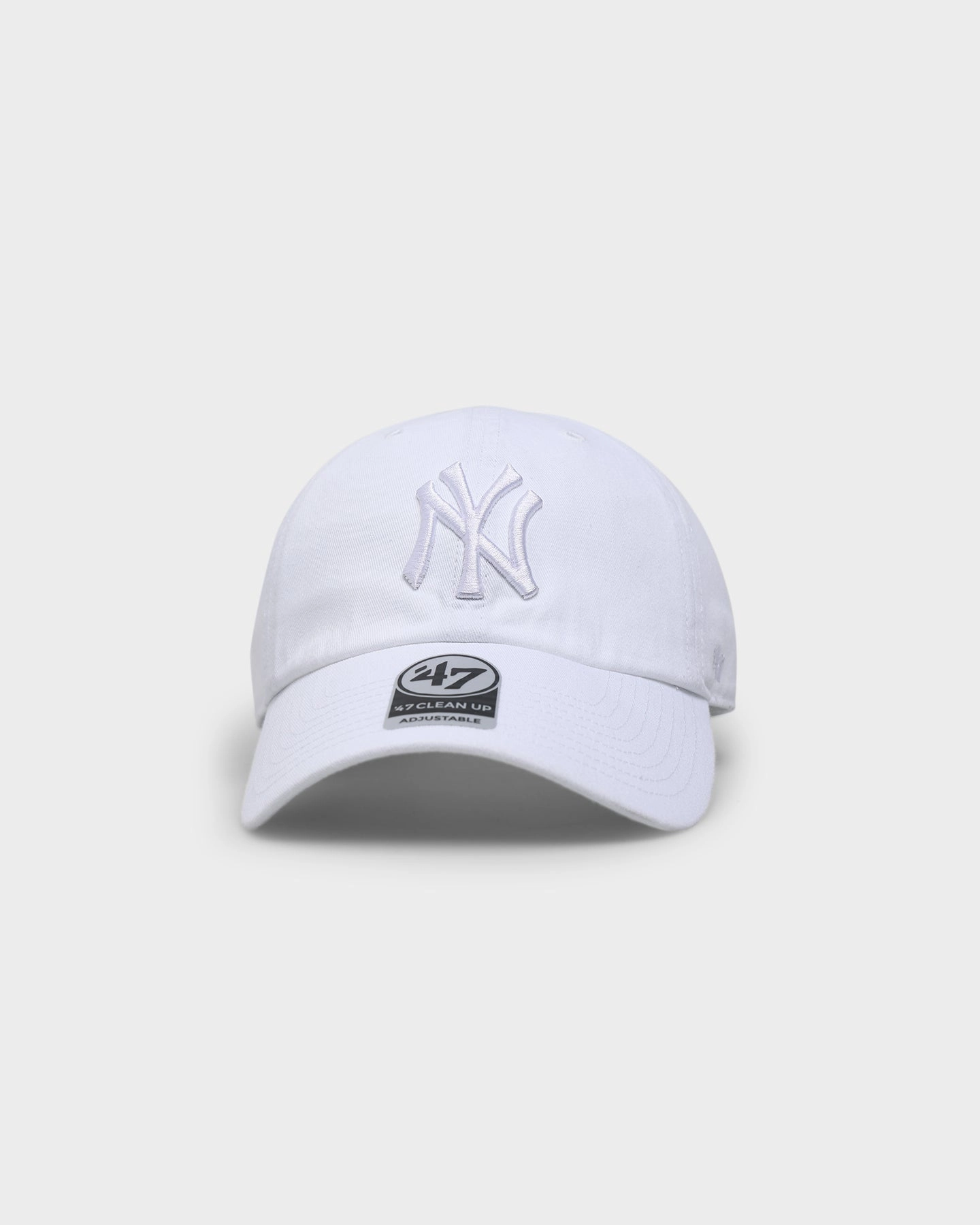 47 Brand New York Yankees 'Snow White' Clean Up Strapback White