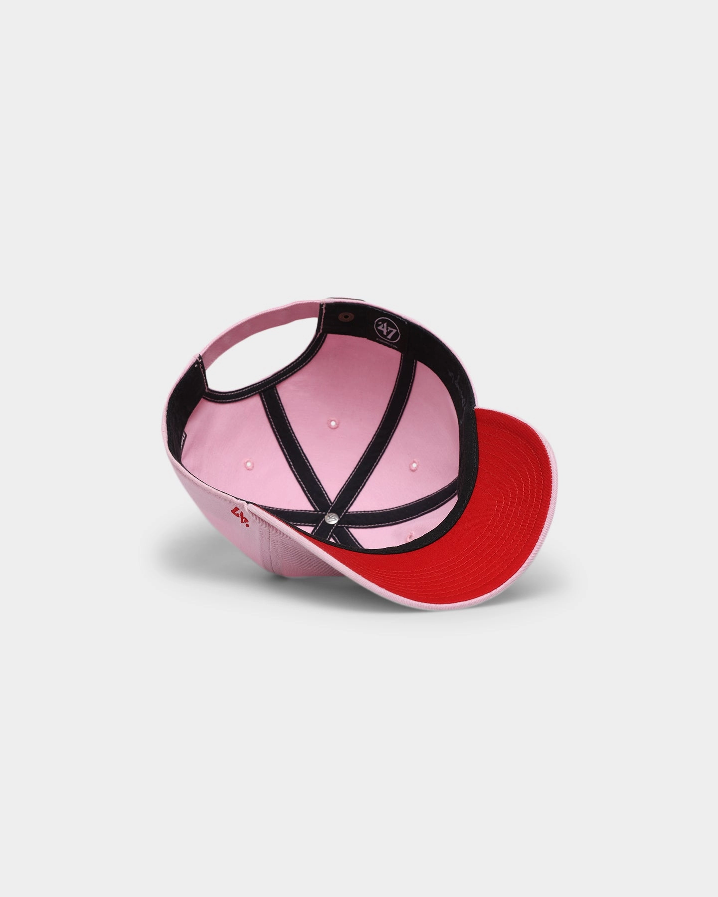 47 Brand New York Yankees Ballpark 'Lover Not A Fighter' Clean Up Strapback Petal Pink
