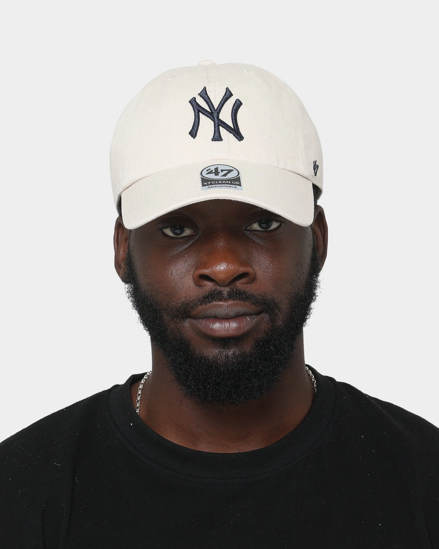 47 Brand New York Yankees Clean Up Strapback Bone/Navy