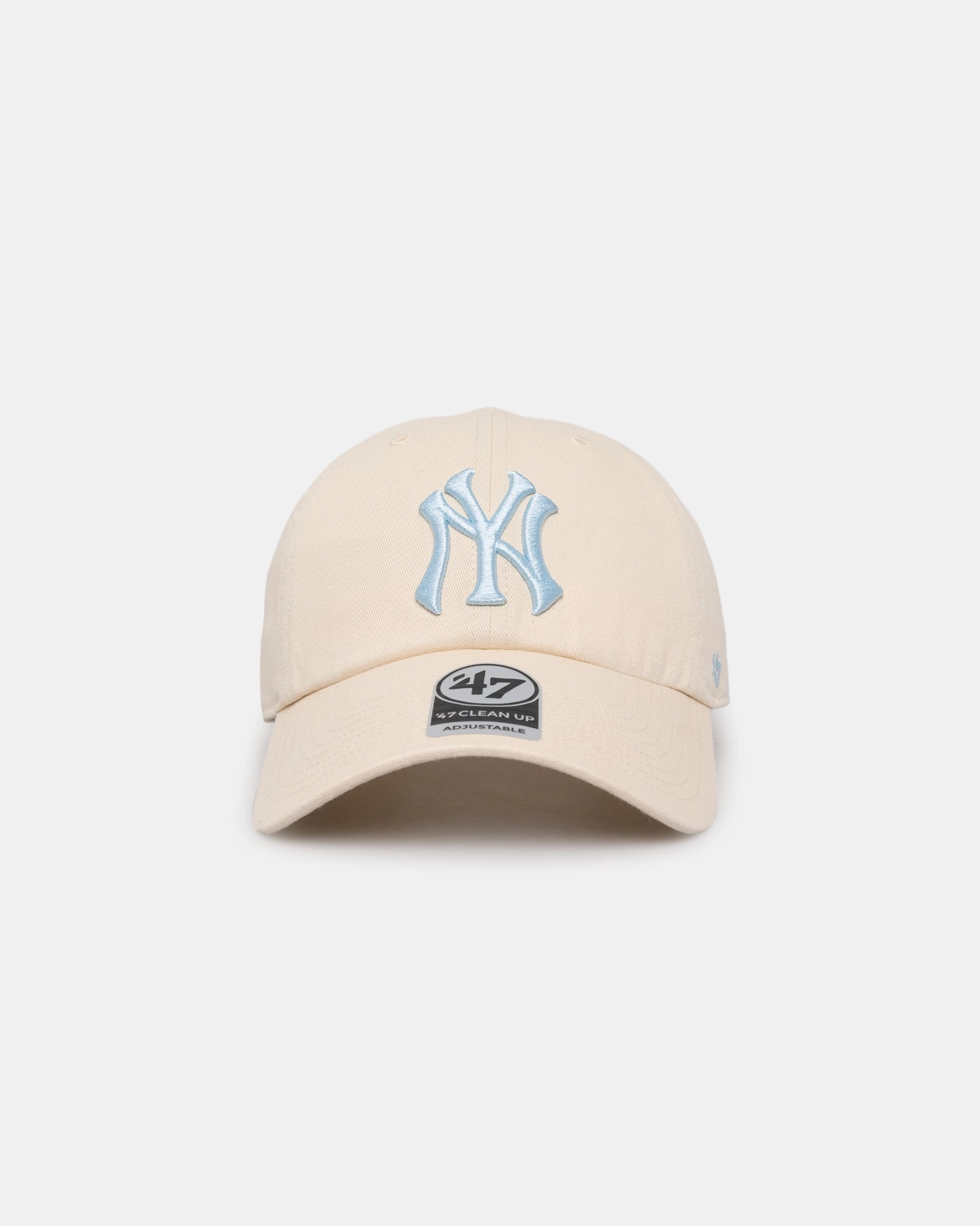 47 Brand New York Yankees Clean Up Strapback Natural/Columbia