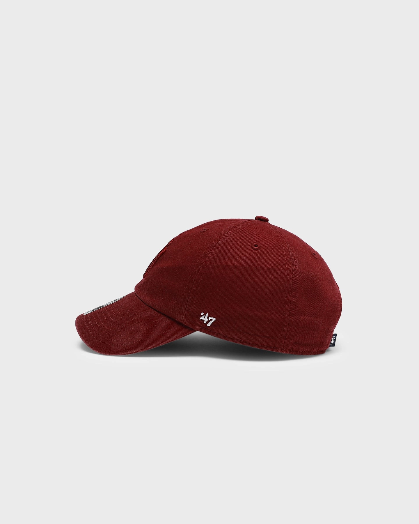 47 Brand New York Yankees Tonal '47 Clean Up Strapback Dark Maroon
