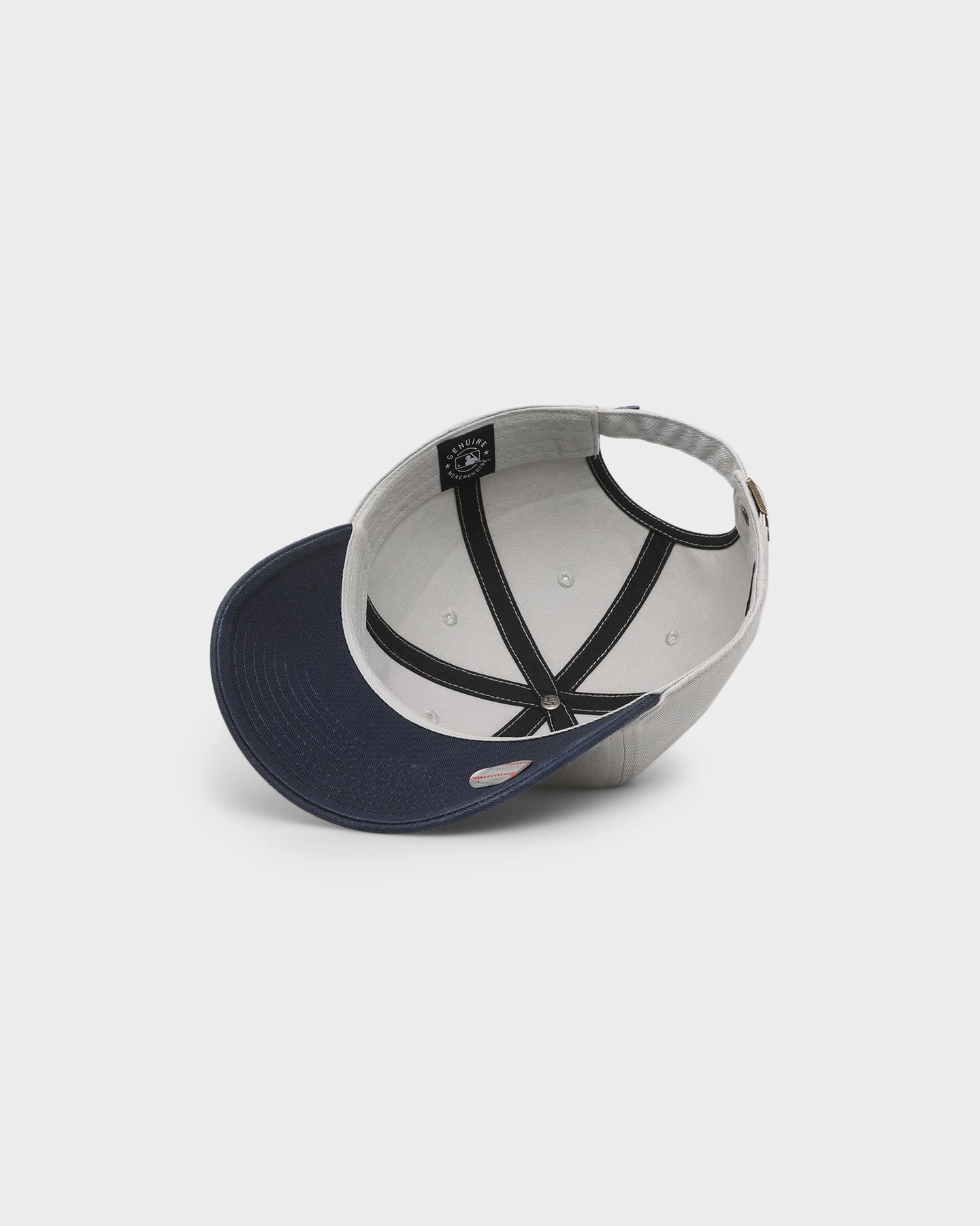 47 Brand New York Yankees Two Tone 47 Clean Up Strapback Grey