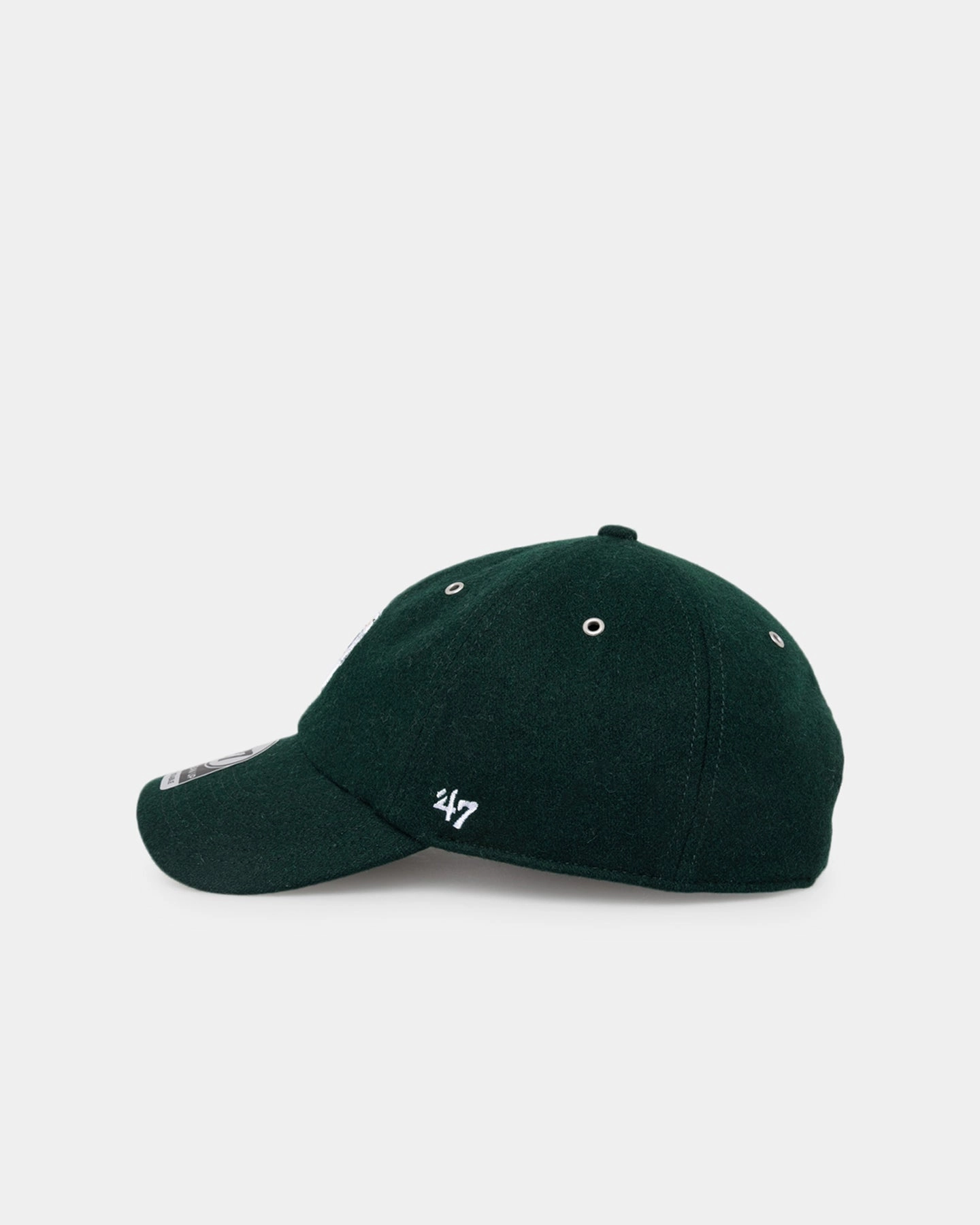 47 Brand Oakland Athletics 'Wooly Clean-Up' Strapback Dark Green