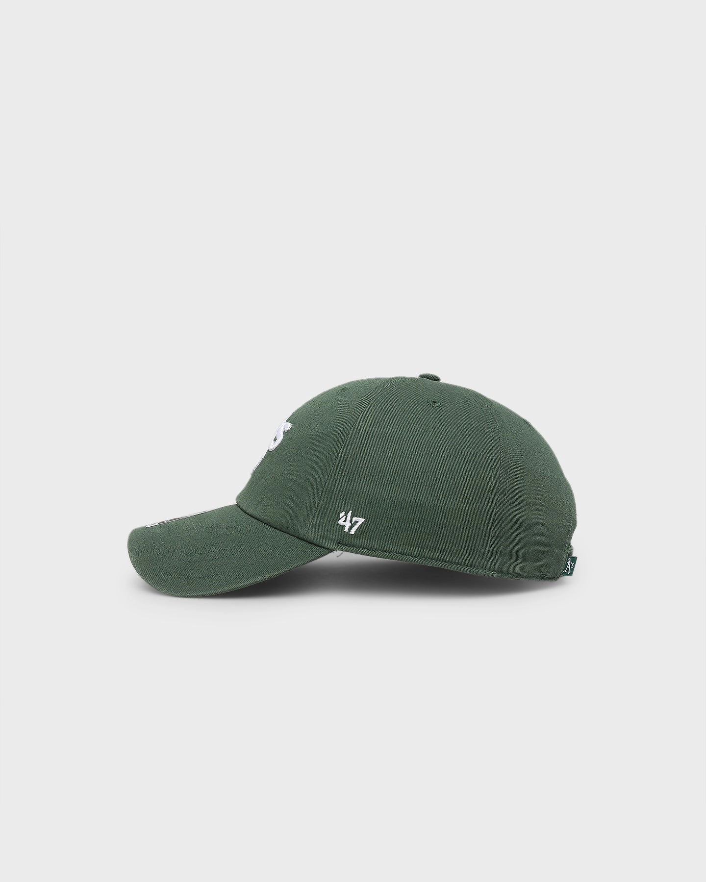 47 Brand Oakland Athletics Clean Up Strapback Dark Green