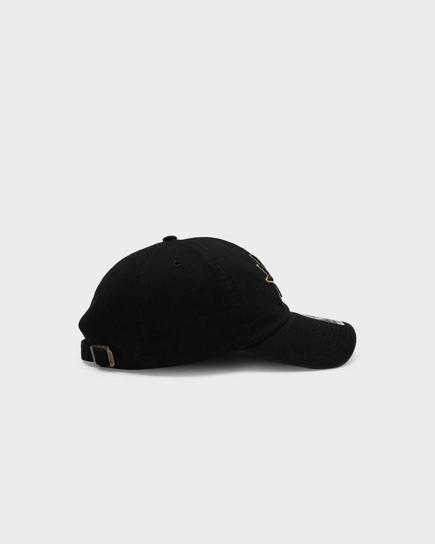 47 Brand San Jose Sharks Clean Up Strapback Black/Gold