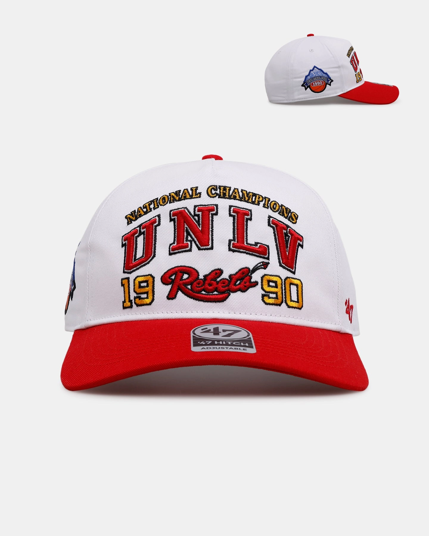 47 Brand UNLV 1990 'March Madness' Hitch Snapback White/Red