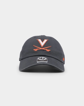 47 Brand Virginia Cavaliers '47 Clean Up Strapback Vintage Navy