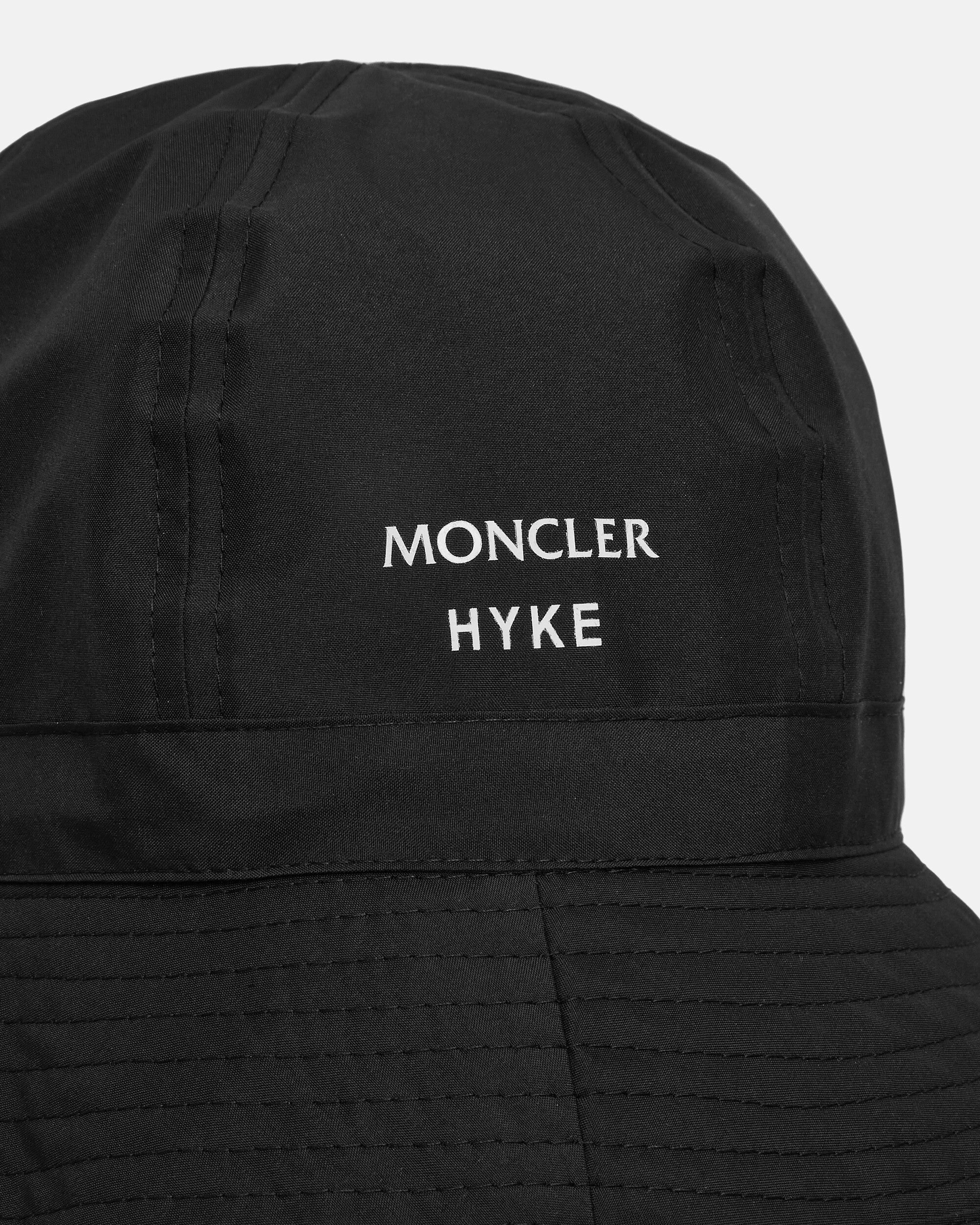 4 Moncler HYKE Bucket Hat Black