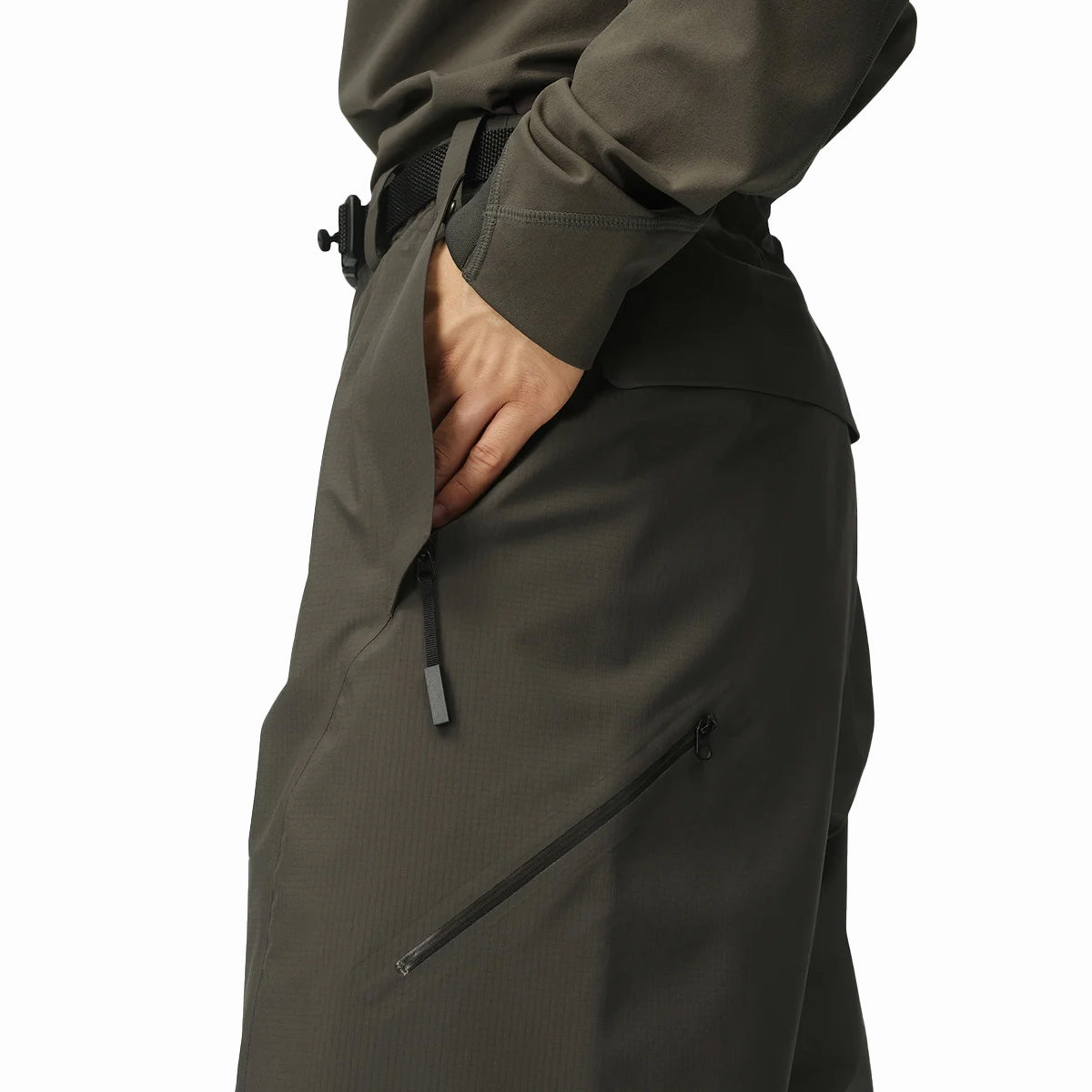   Goldwin GORE-TEX Pro 3L Shell Pants 'Black Olive'