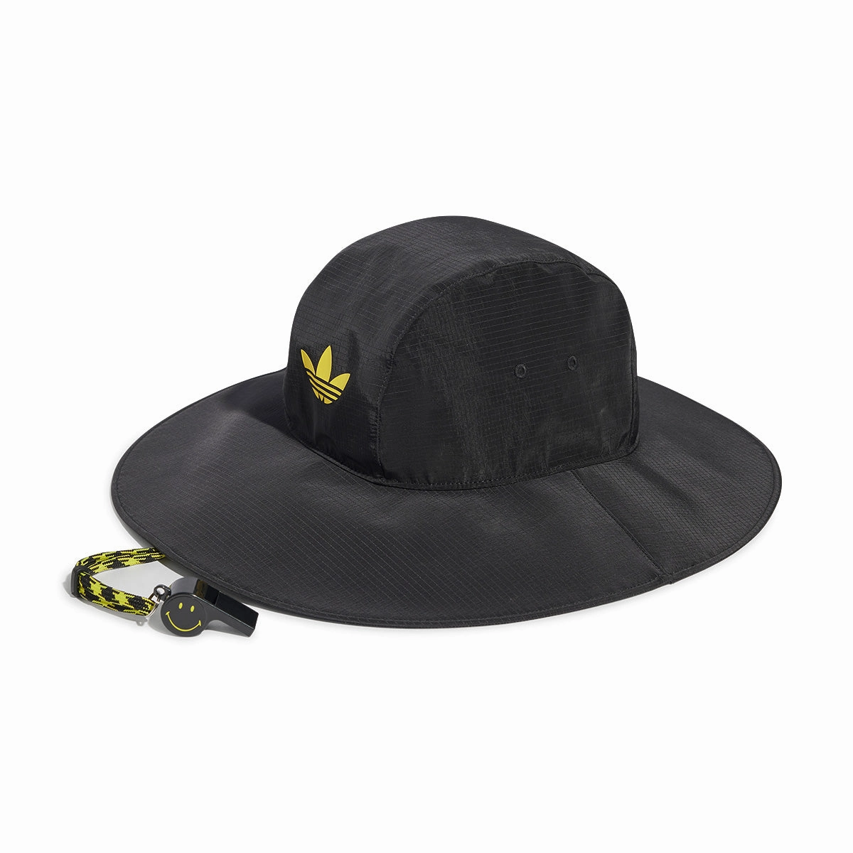   Smiley Bucket Hat With Whistle 'Black'