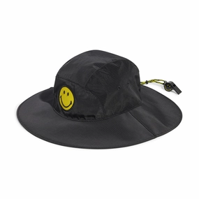   Smiley Bucket Hat With Whistle 'Black'