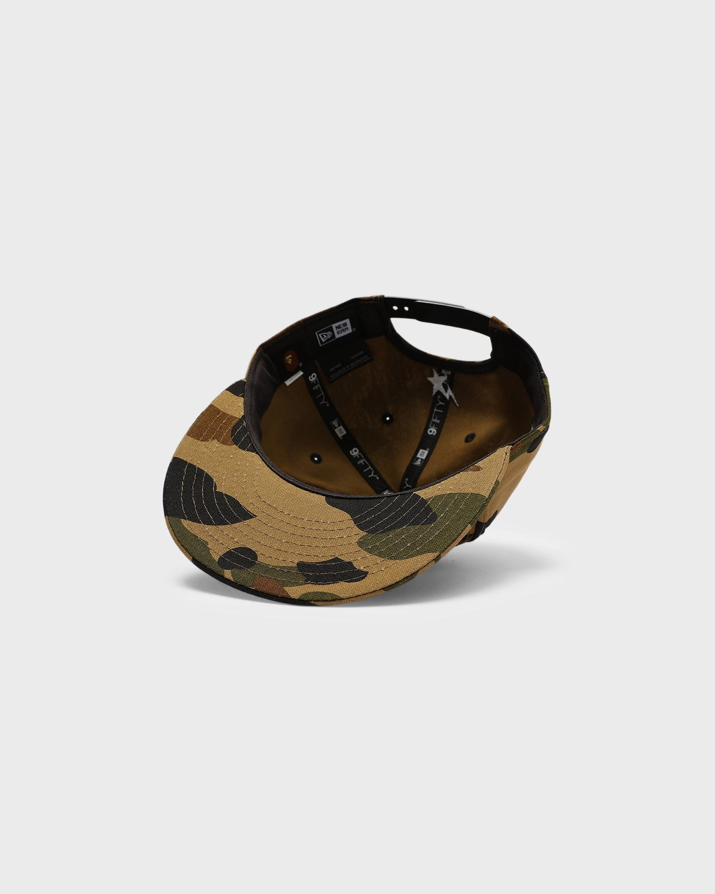 A Bathing Ape Bape X New Era 1st Camo 9FIFTY Snapback Green