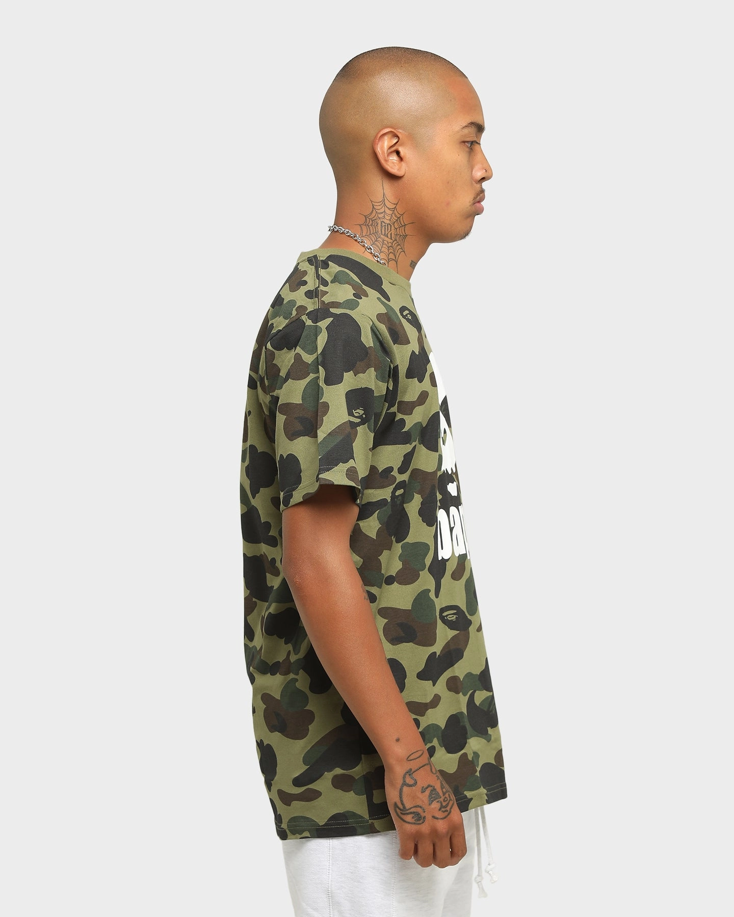 A Bathing Ape Men's 1st Camo Bape Short Sleeve T-Shirt Green