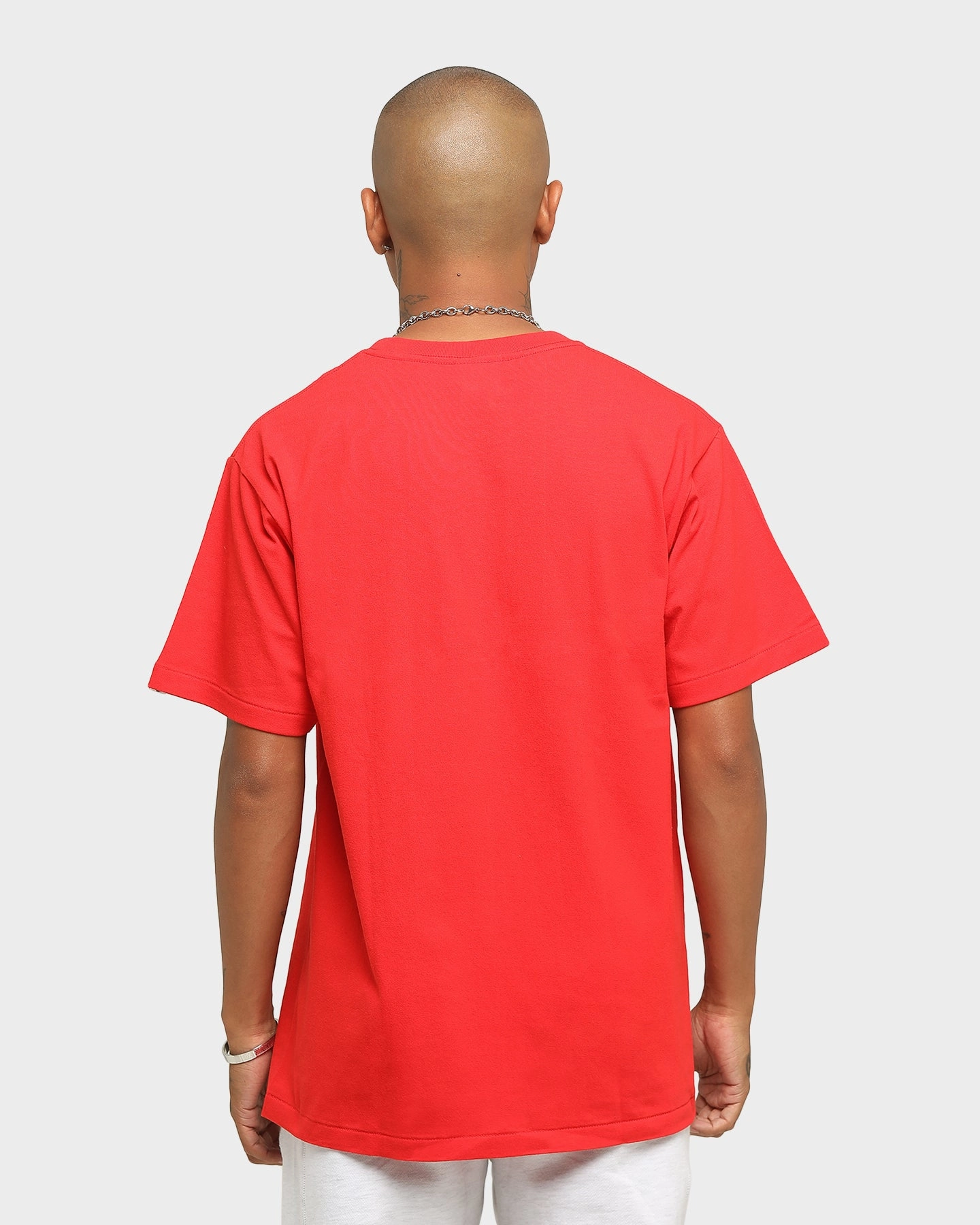 A Bathing Ape Men's Ape Head One Point Short Sleeve T-Shirt Red