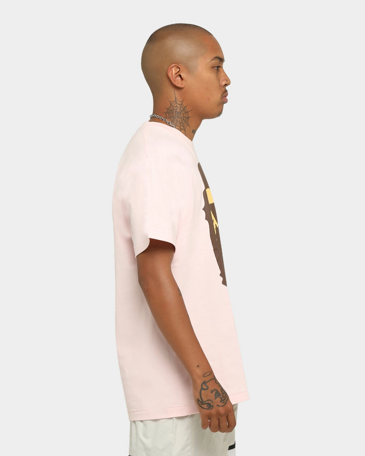 A Bathing Ape Men's Big Ape Head Short Sleeve T-Shirt Pink