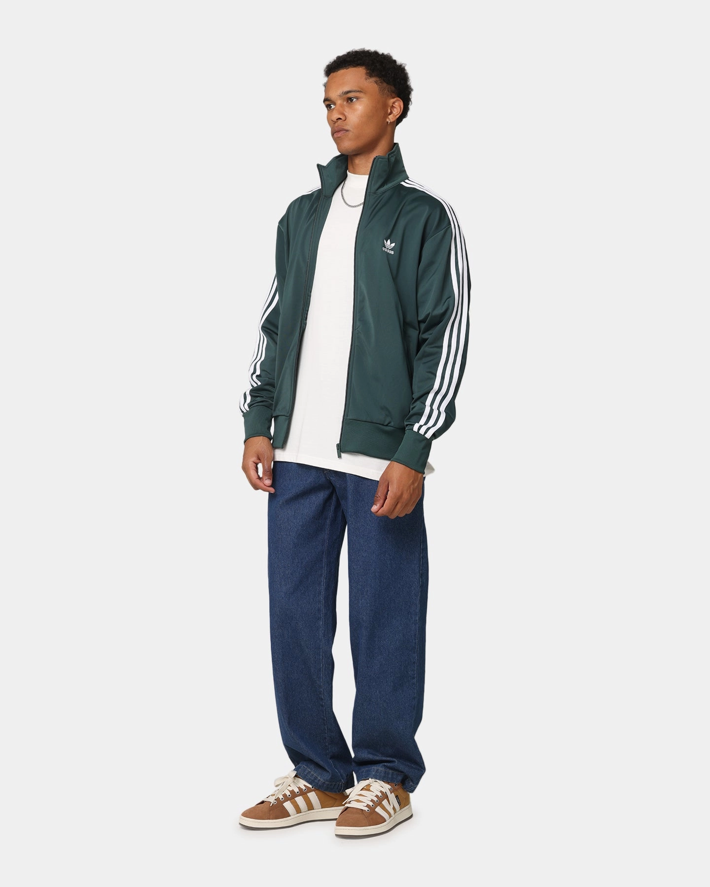 Adidas Firebird Track Jacket Mineral Green