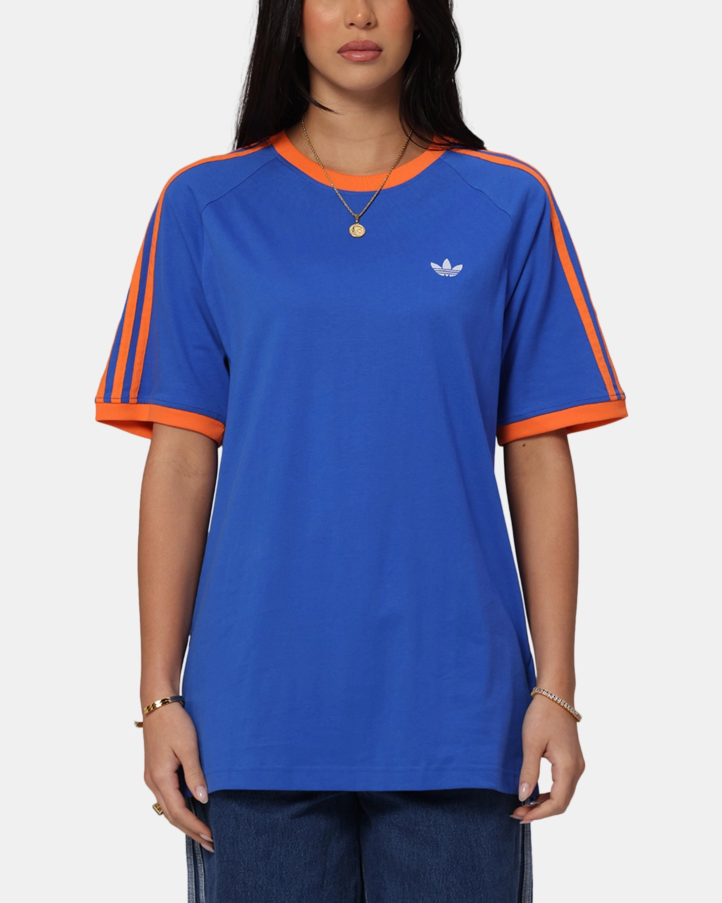 Adidas Monogram Cali T-Shirt Blue