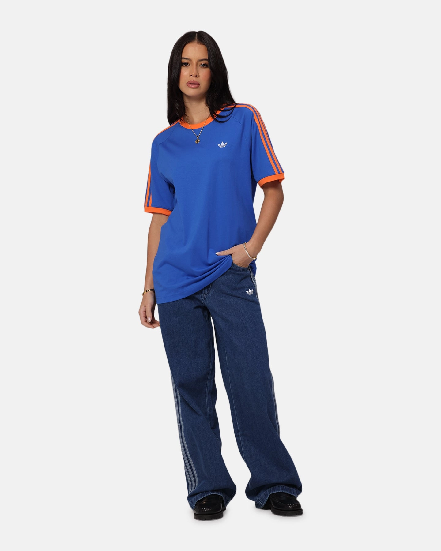 Adidas Monogram Cali T-Shirt Blue