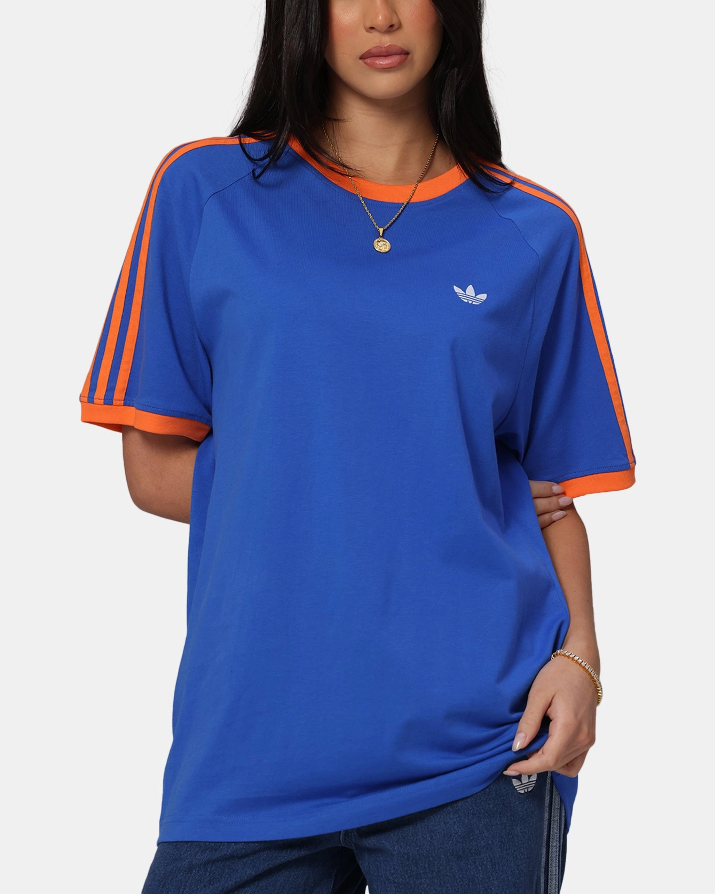 Adidas Monogram Cali T-Shirt Blue