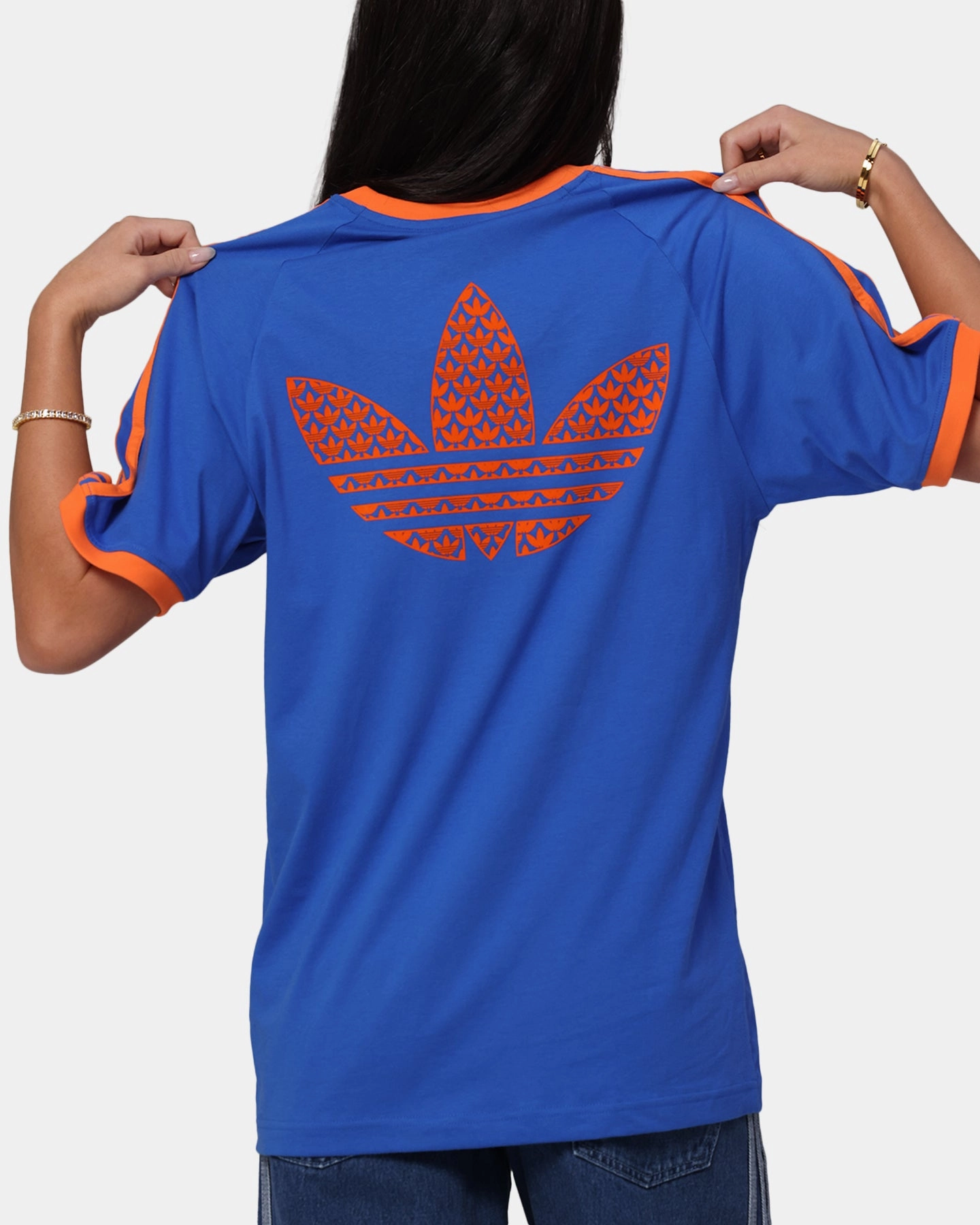 Adidas Monogram Cali T-Shirt Blue
