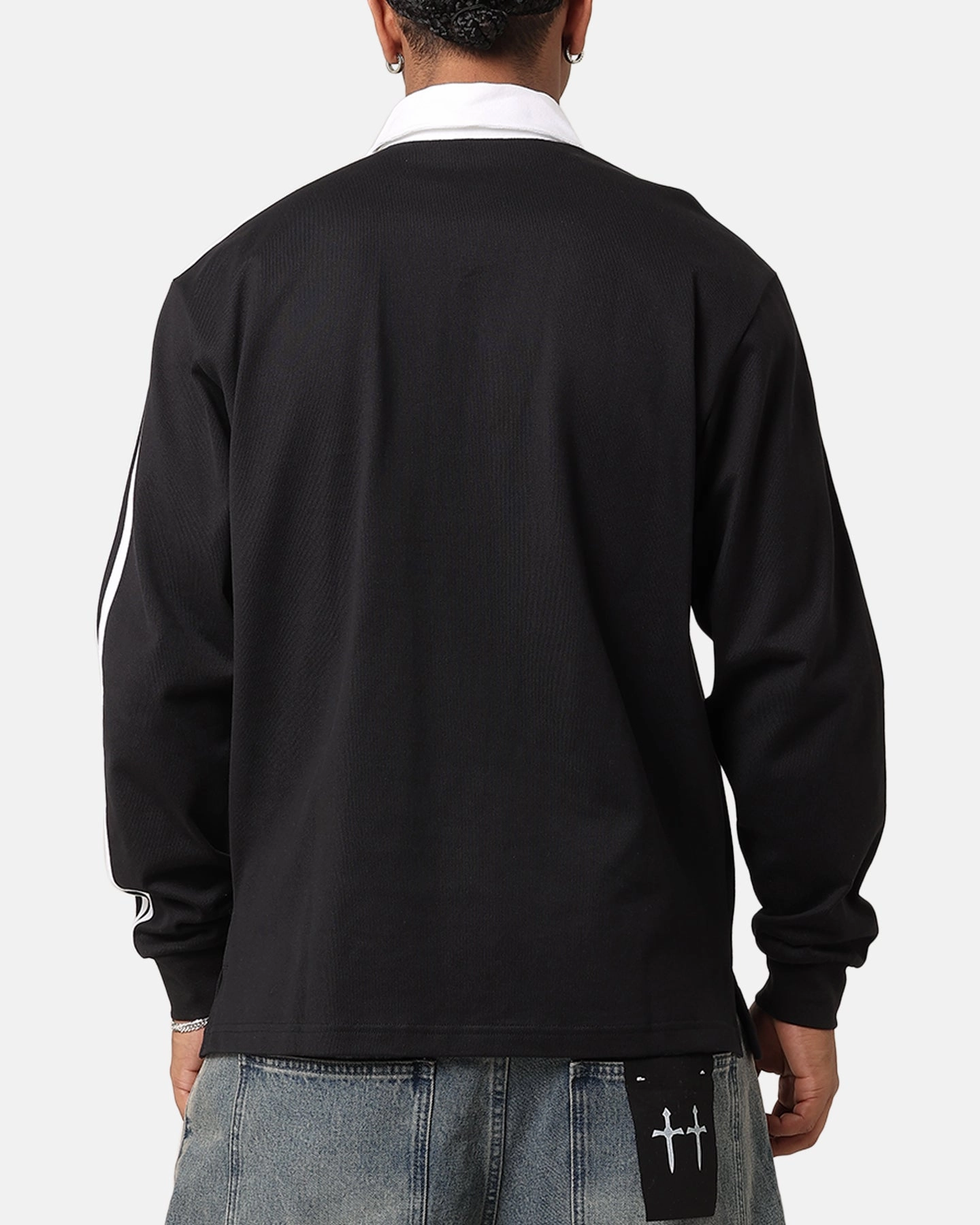 Adidas Rugby Polo Shirt Black