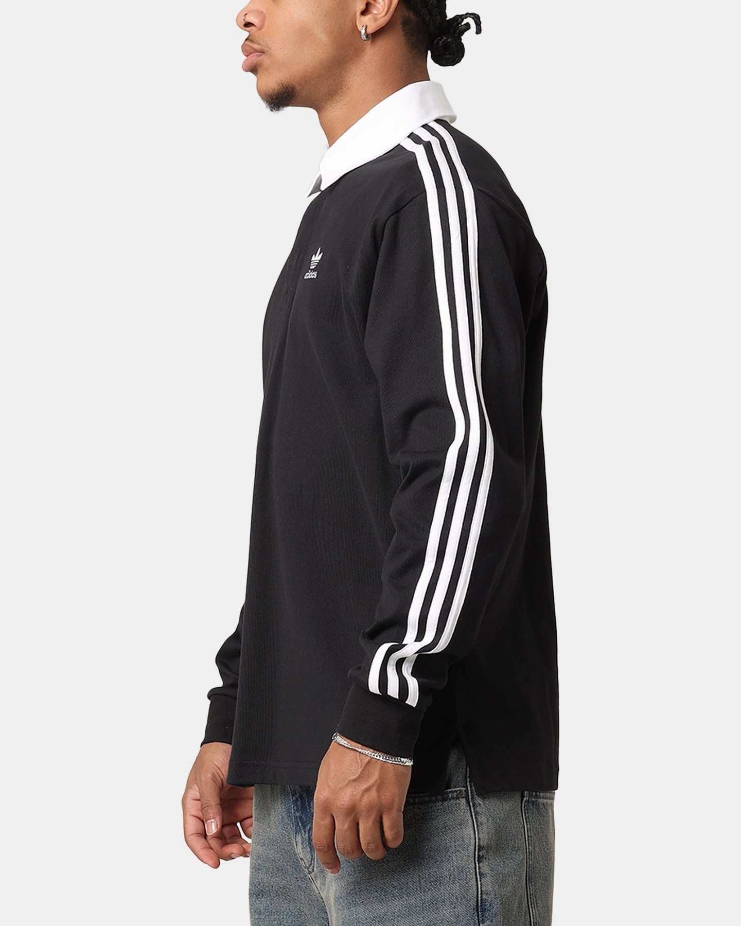 Adidas Rugby Polo Shirt Black
