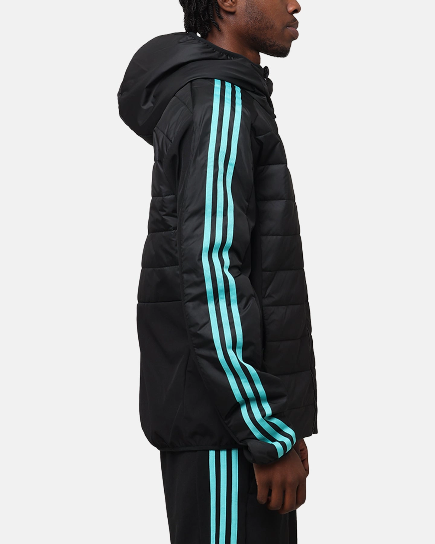 adidas x Mercedes-AMG PETRONAS Formula One F1 DNA Puffer Jacket Black/White