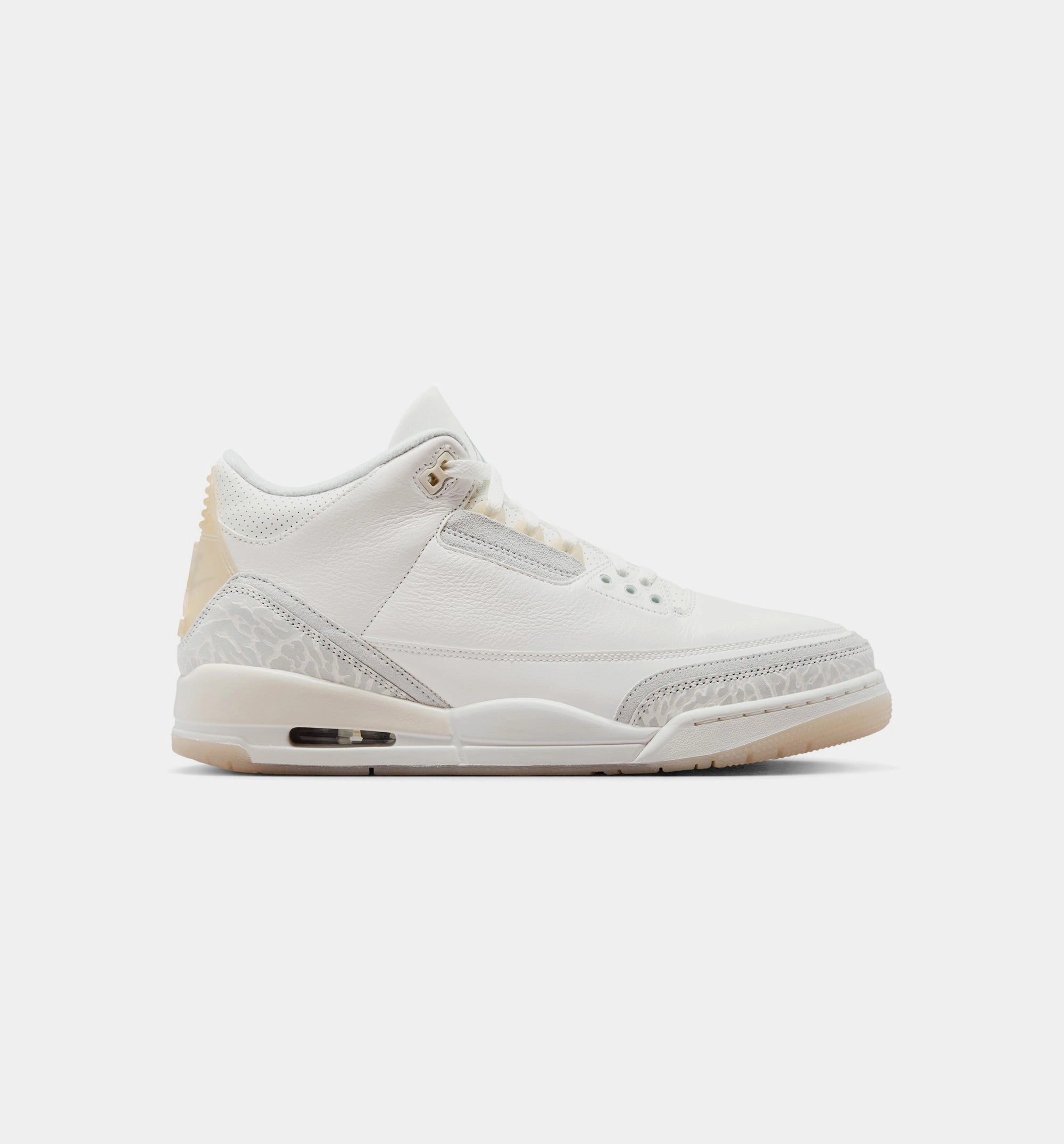 Air Jordan 3 Retro Craft Ivory Mens Lifestyle Shoe - Ivory/Grey Mist/Cream