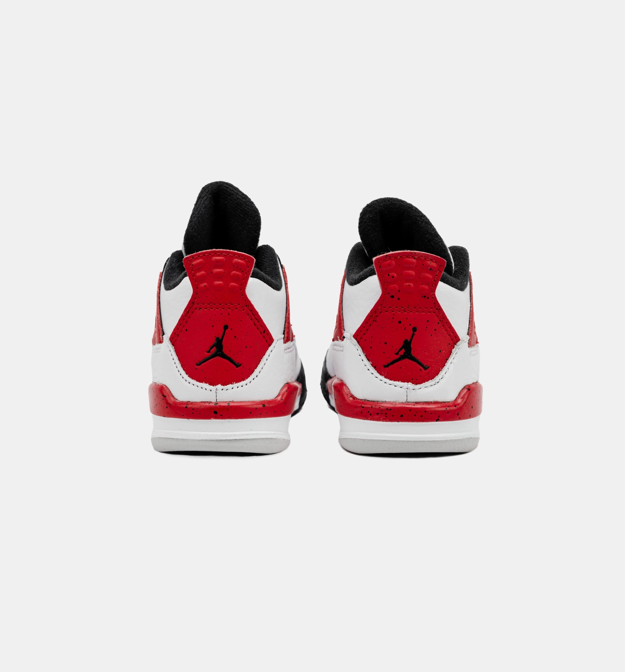 Air Jordan 4 Retro Red Cement Infant Toddler Lifestyle Shoe - White/Red