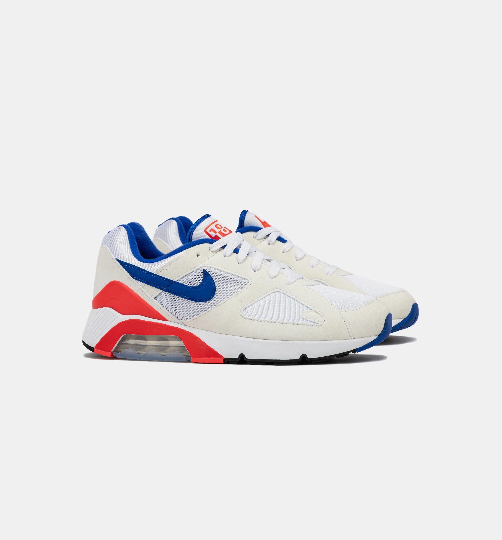 Air Max 180 Ultramarine Mens Lifestyle Shoe - White/Ultramarine/Solar Red/Black