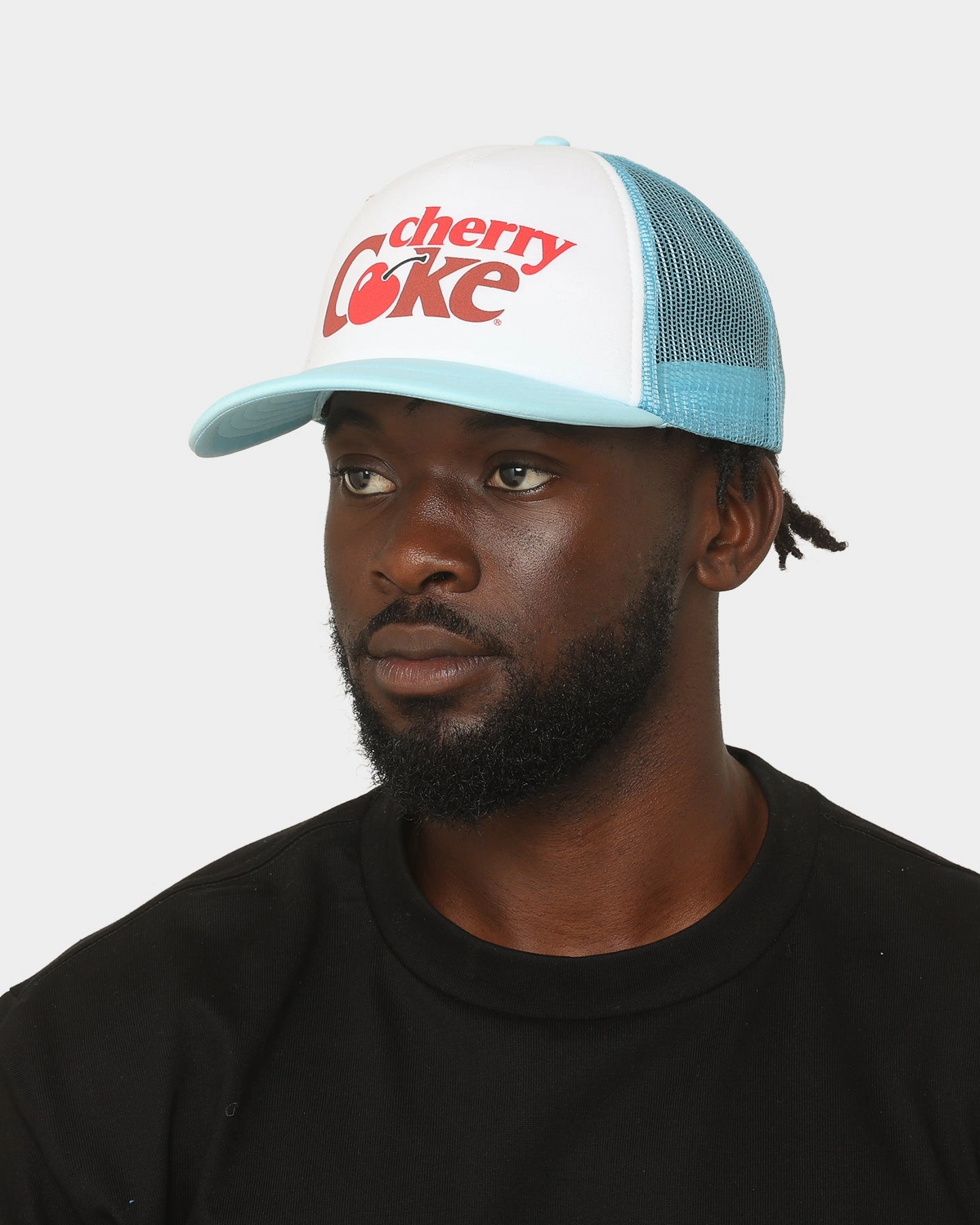 American Needle Cherry Coke Sinclair Trucker White/Blue