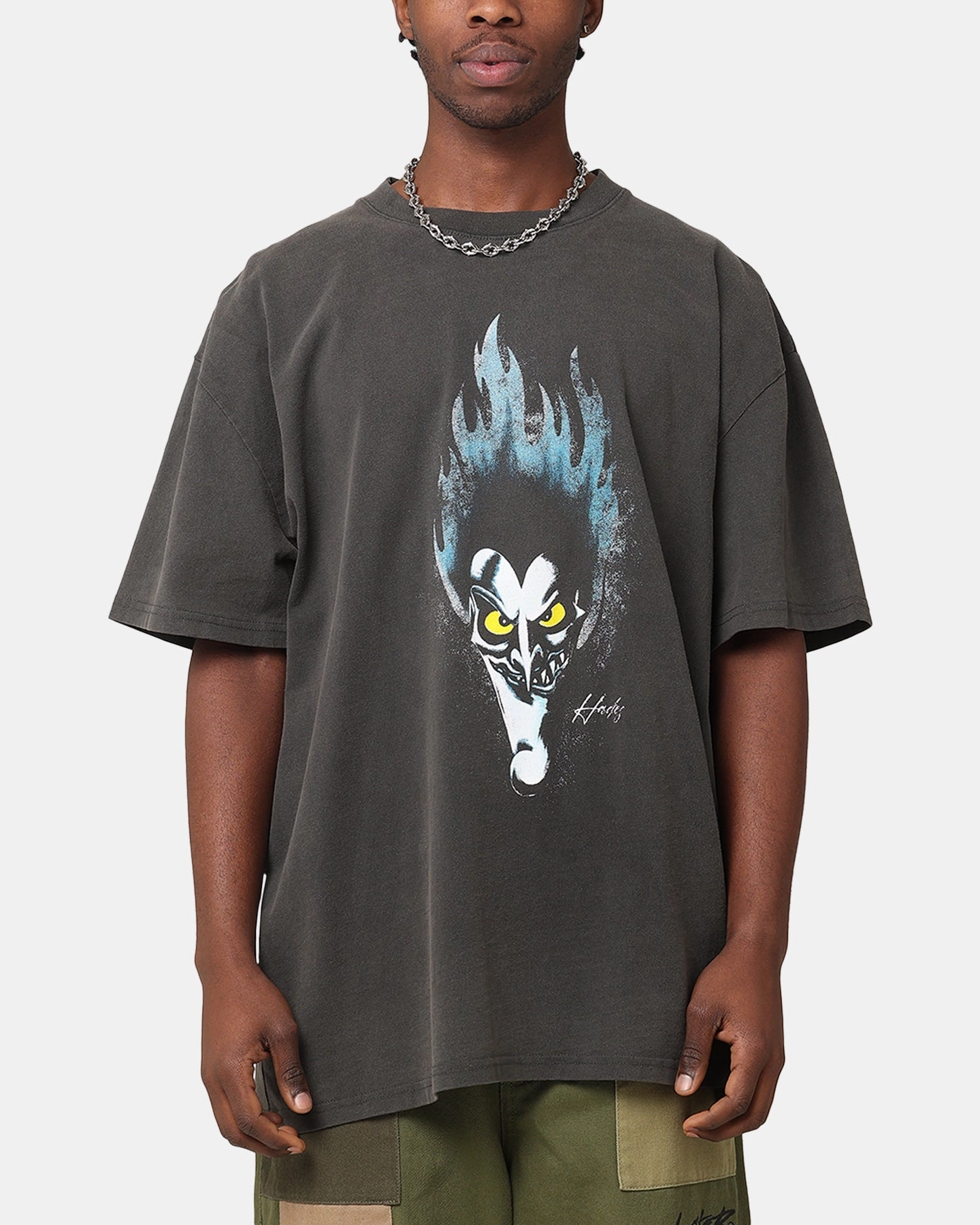 American Thrift Disney Hercules Hades Heavyweight T-Shirt Black Wash