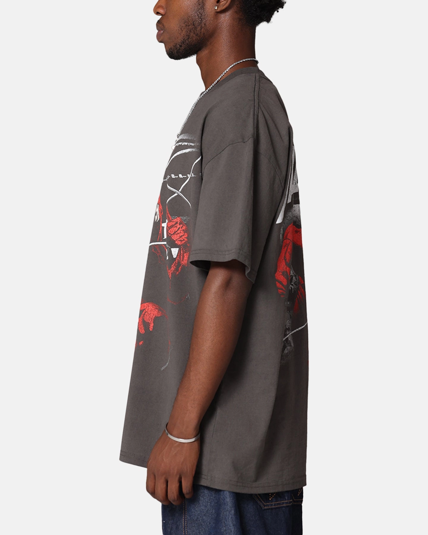 American Thrift Marvel Daredevil Poster Heavy T-Shirt Black Wash
