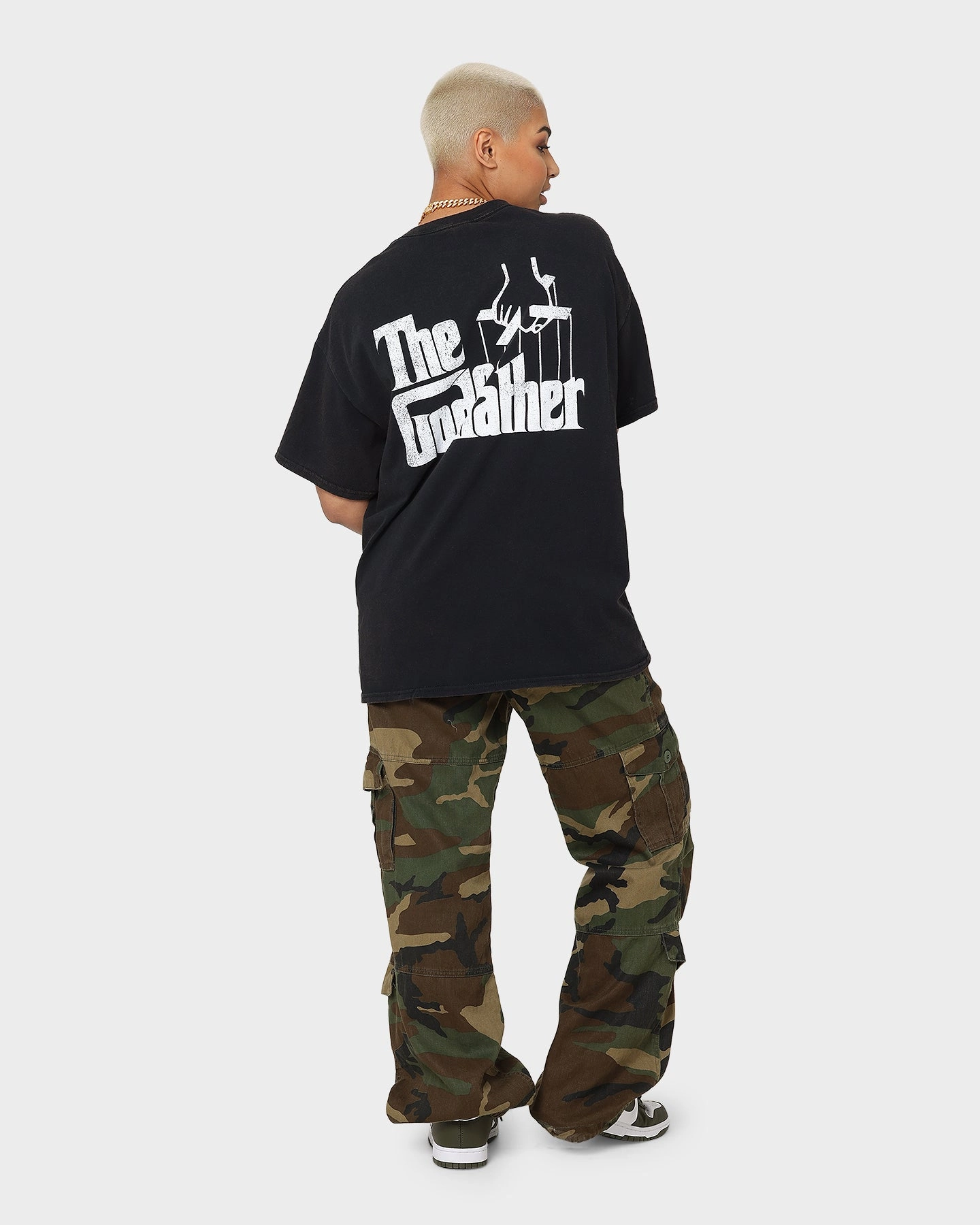 American Thrift X The Godfather The Don Vintage T-Shirt Black Wash