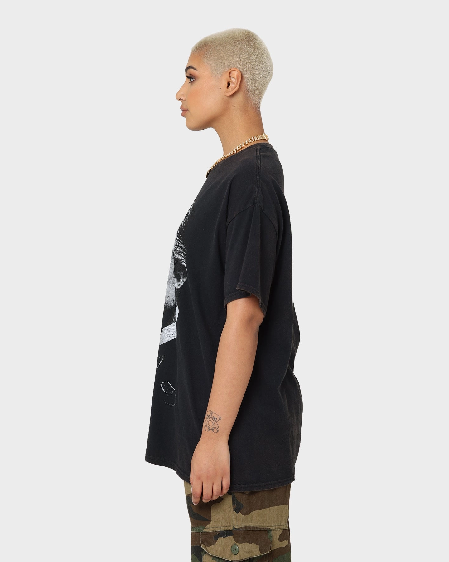 American Thrift X The Godfather The Don Vintage T-Shirt Black Wash