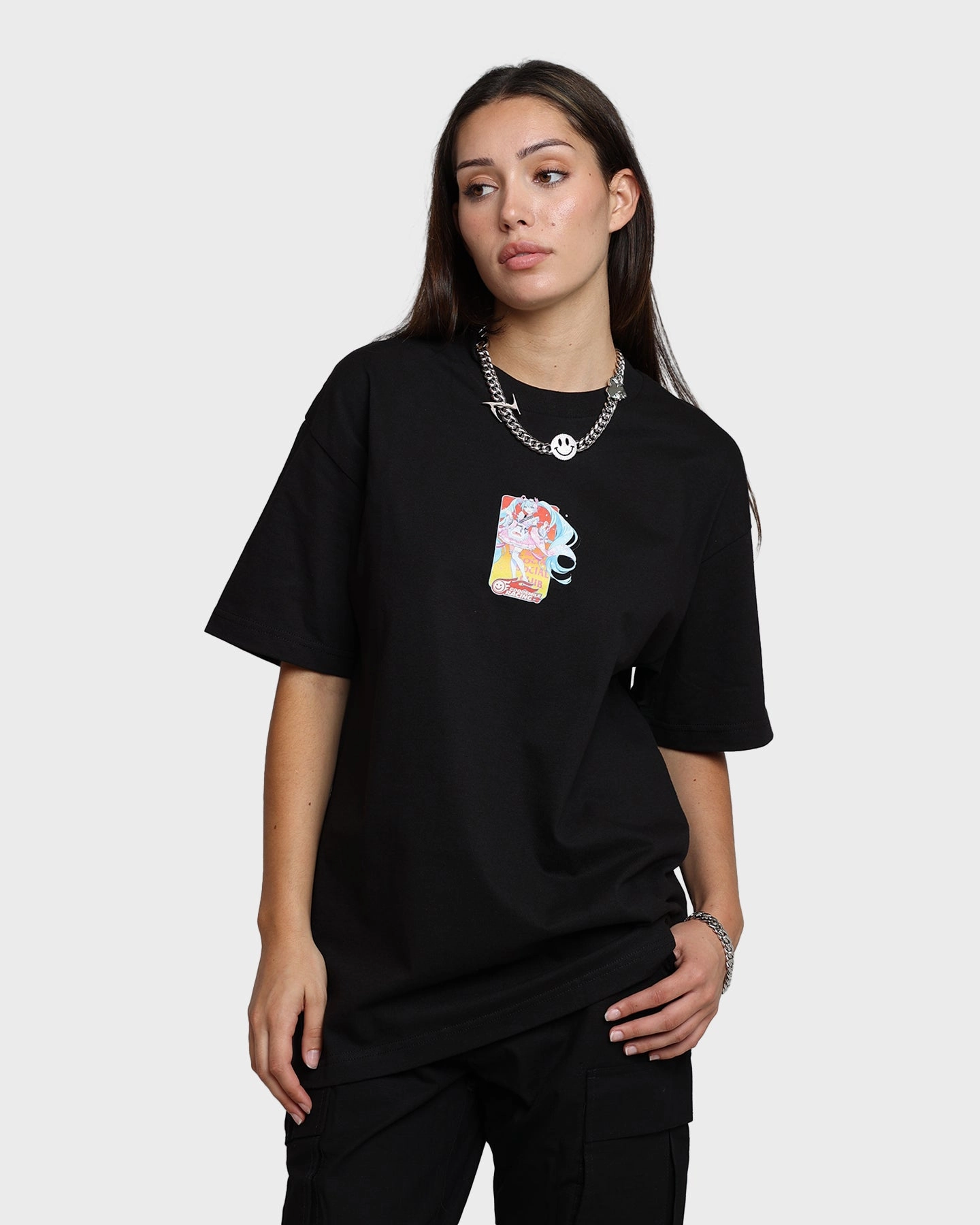 Anti Social Social Club Hatsune Miku T-Shirt Black
