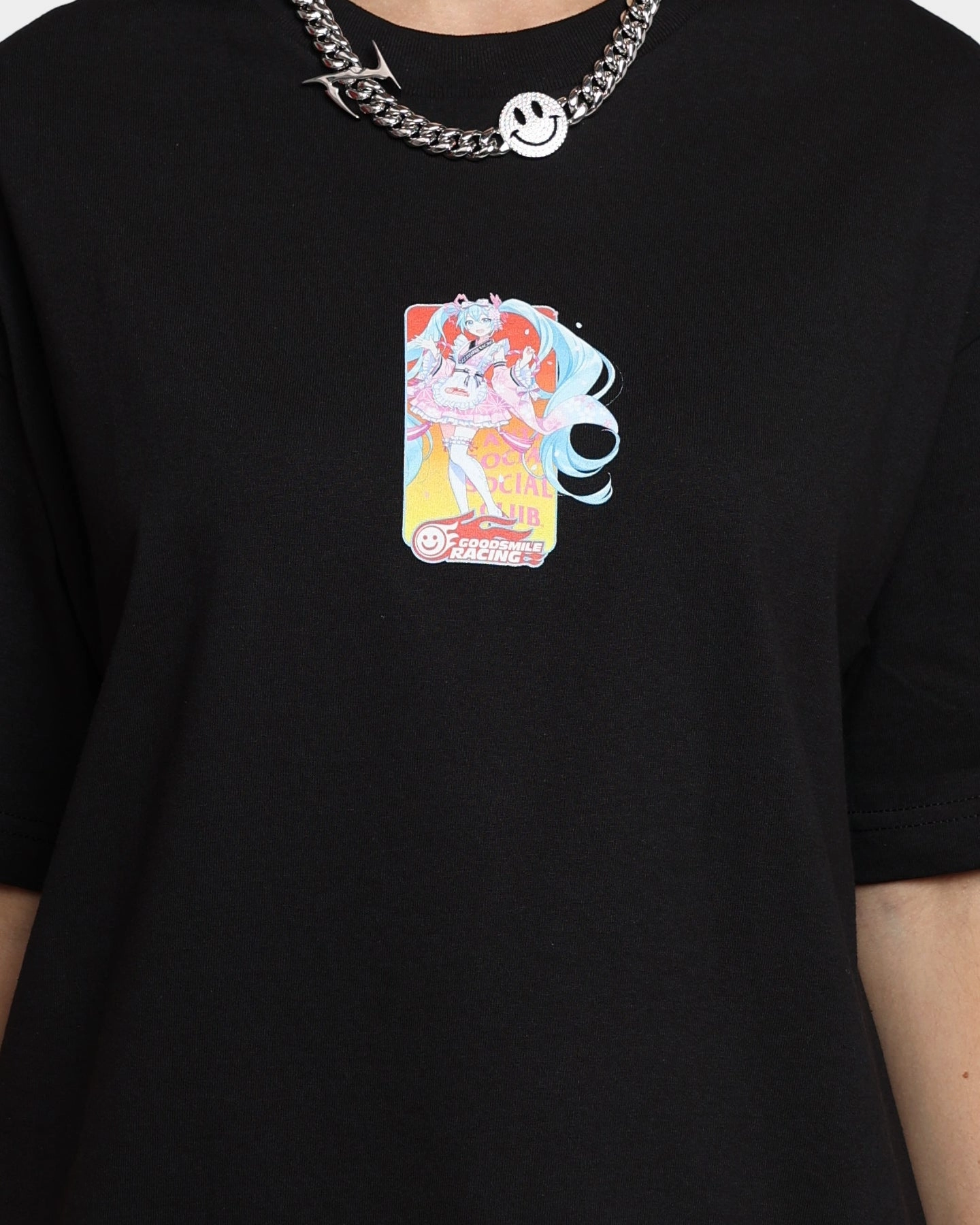 Anti Social Social Club Hatsune Miku T-Shirt Black