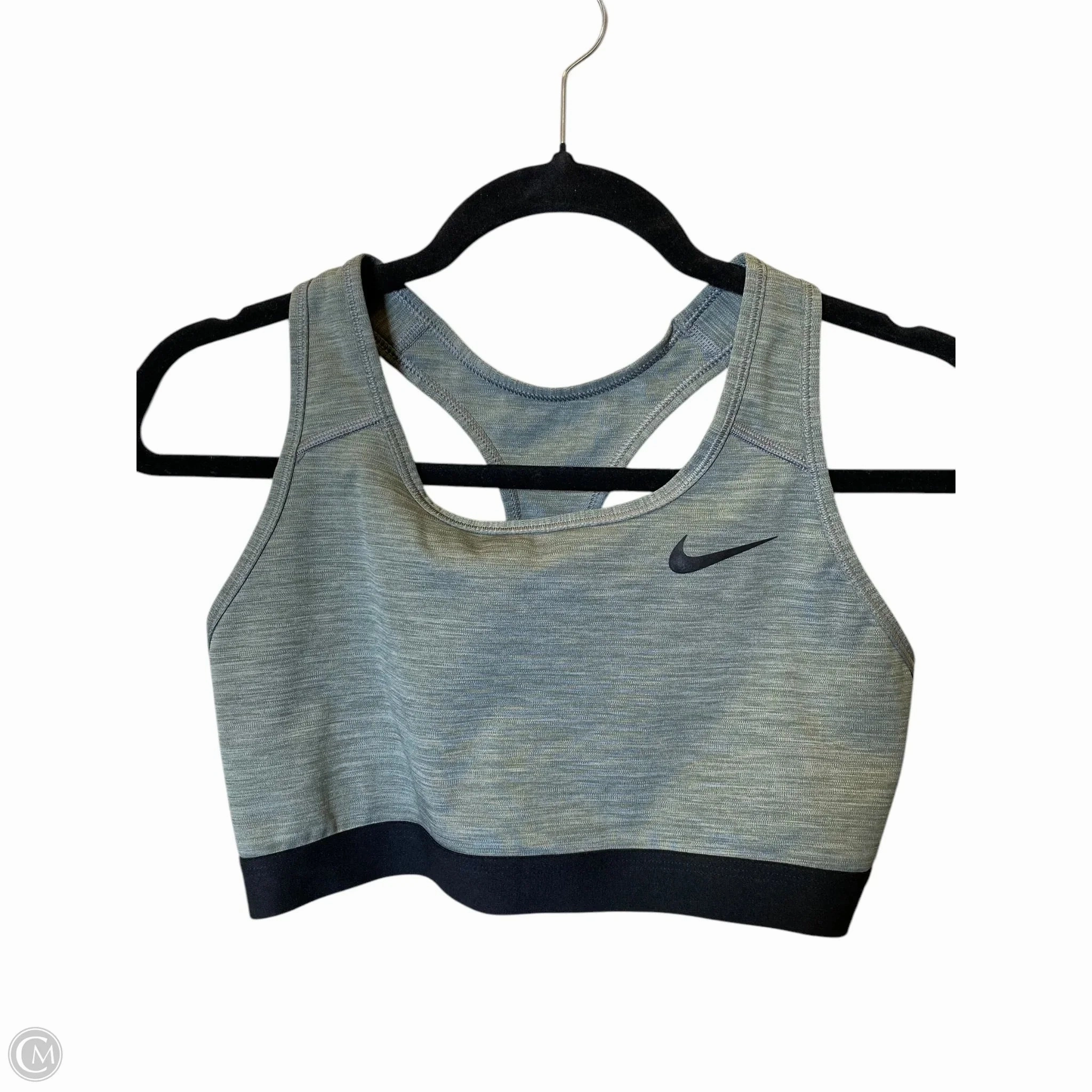 Athletic Bra By Nike In Grey, Size: L
