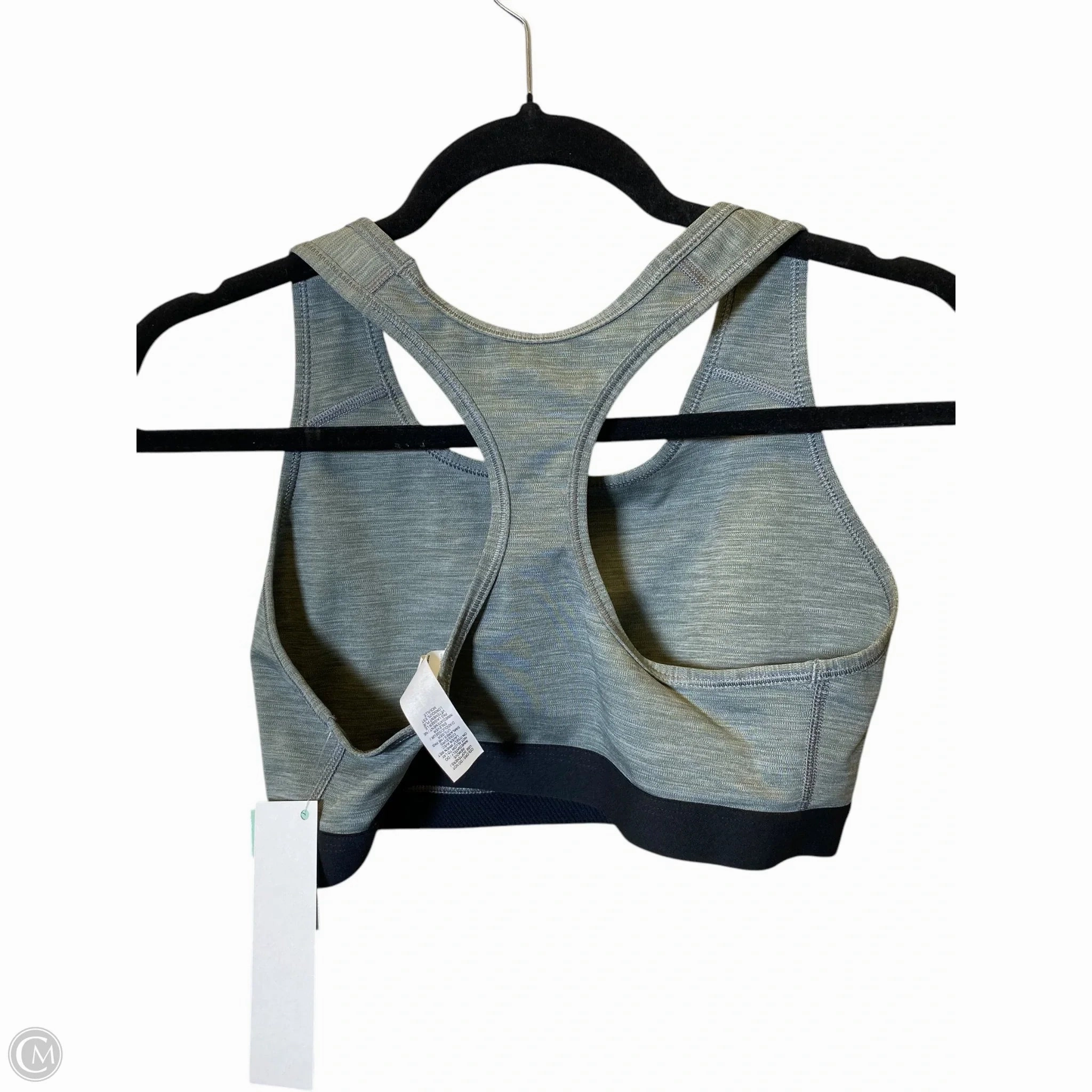 Athletic Bra By Nike In Grey, Size: L