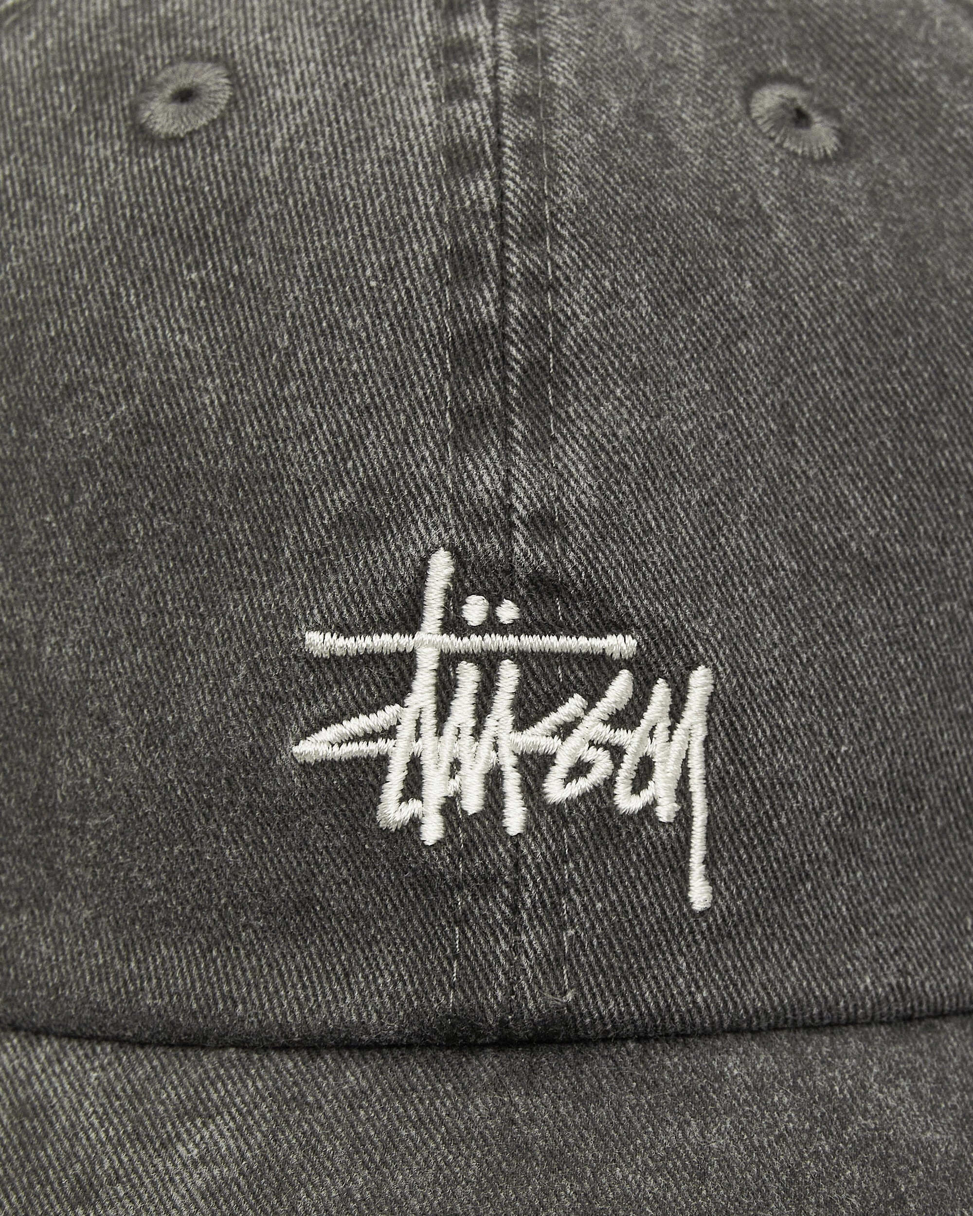Basic Washed Cap Charcoal
