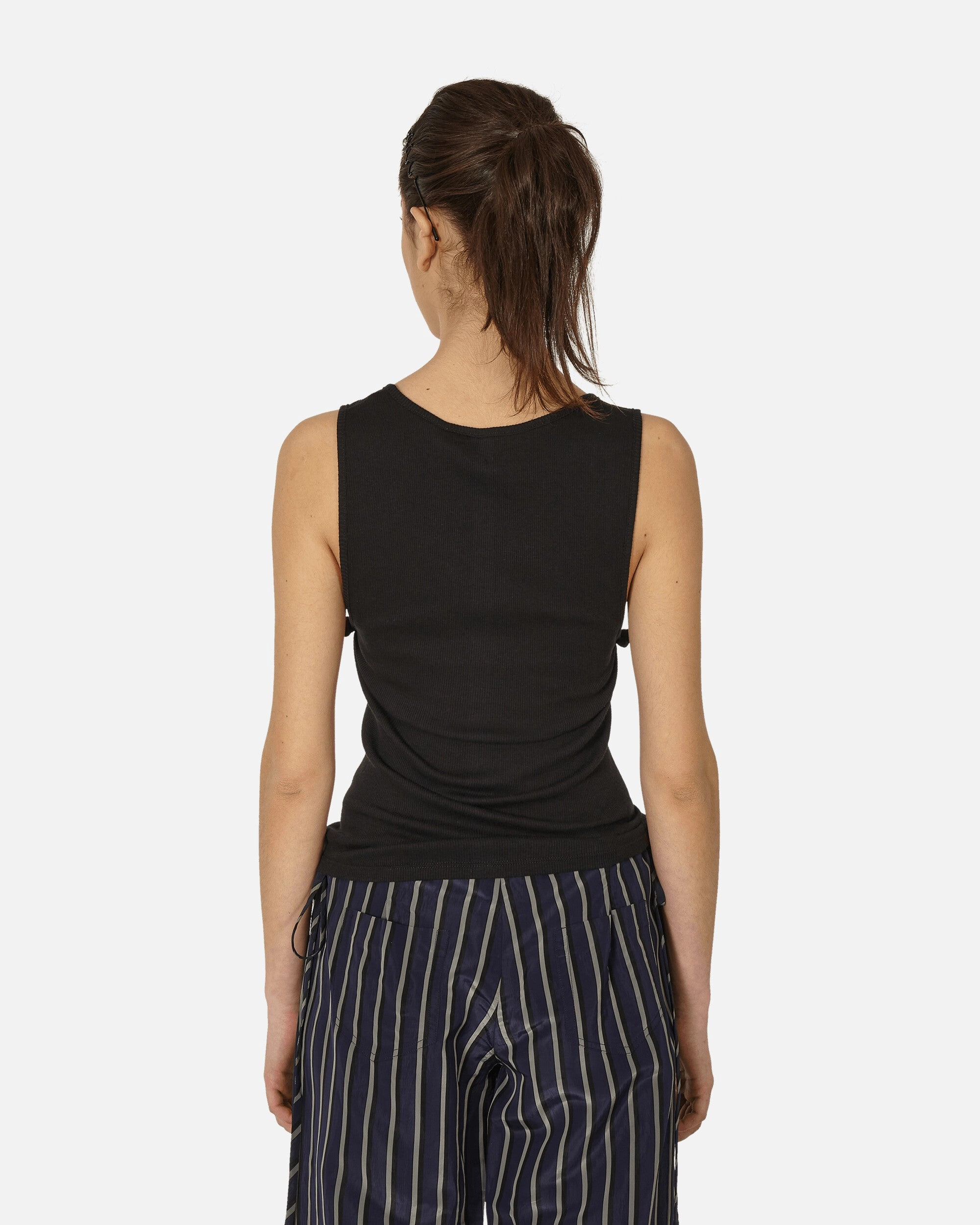 Bedazzle Devil Knot Tank Top Black
