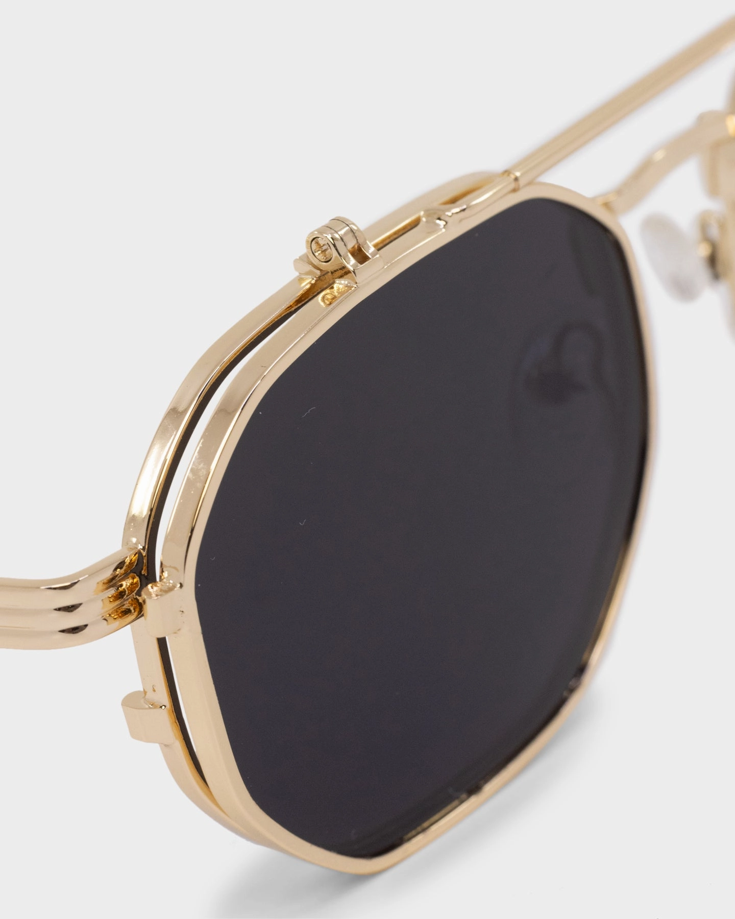 Belvoir & Co Ramar Flip Sunglasses Gold/Black