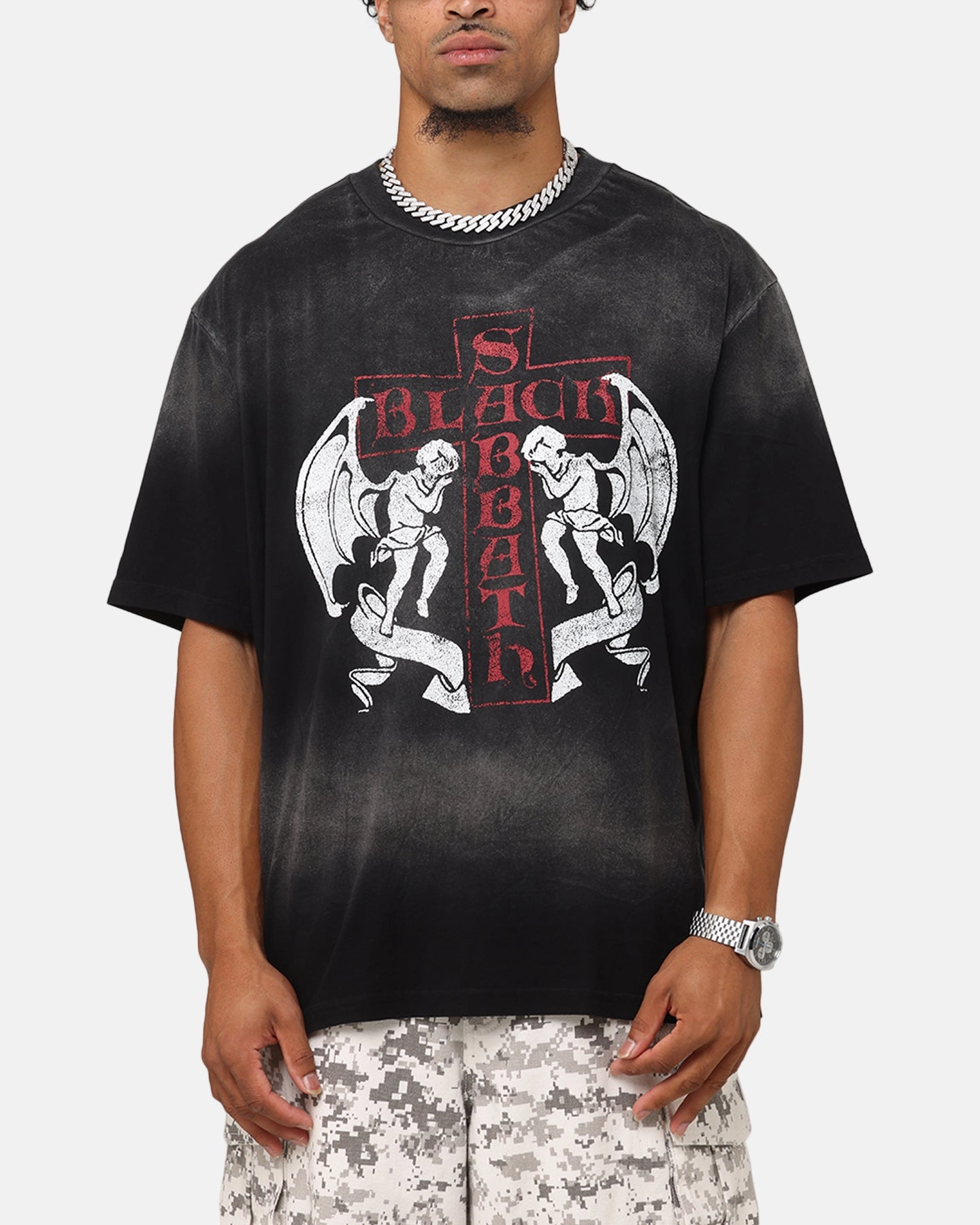 Black Sabbath Sabbath Vintage T-Shirt Washed Black