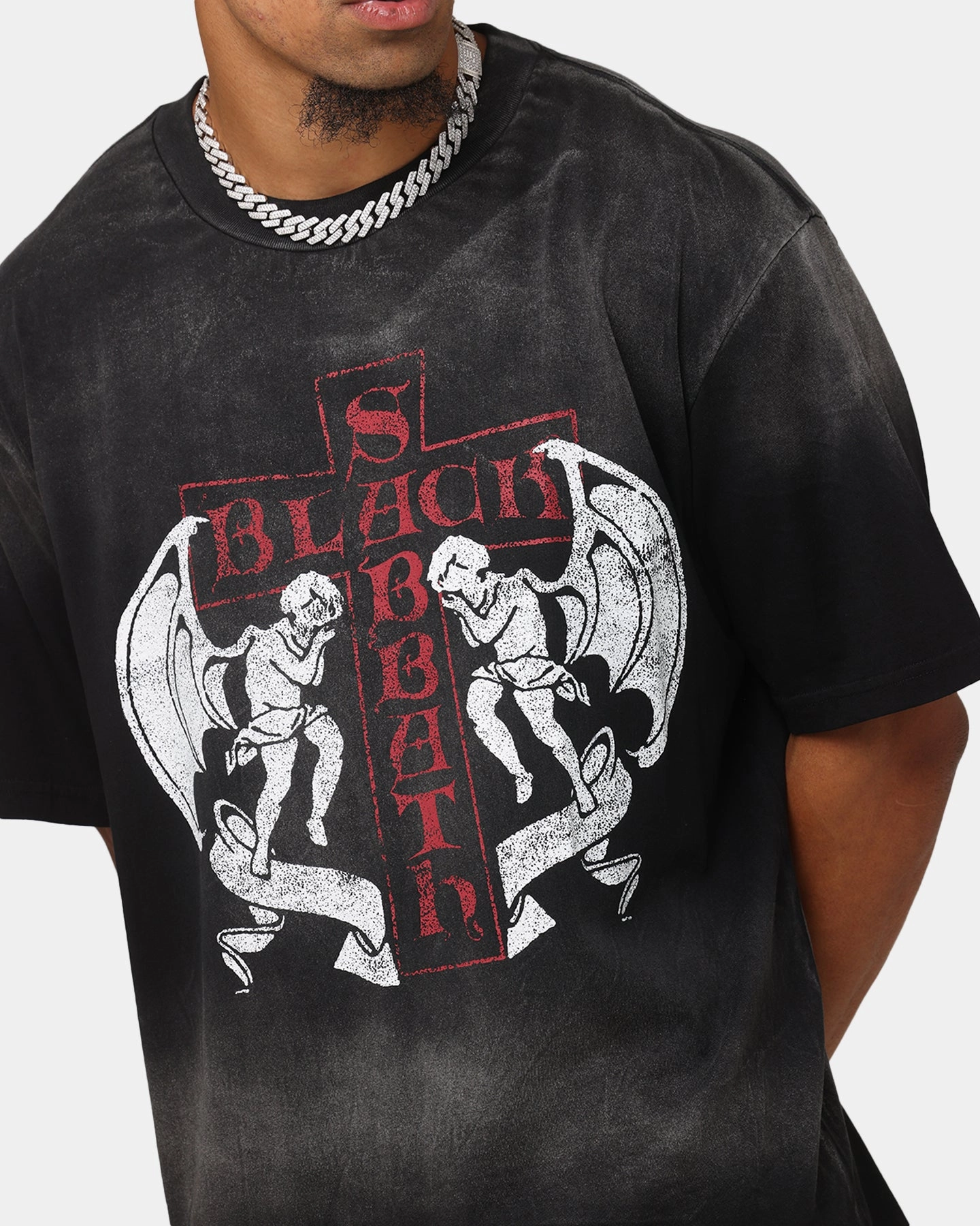 Black Sabbath Sabbath Vintage T-Shirt Washed Black