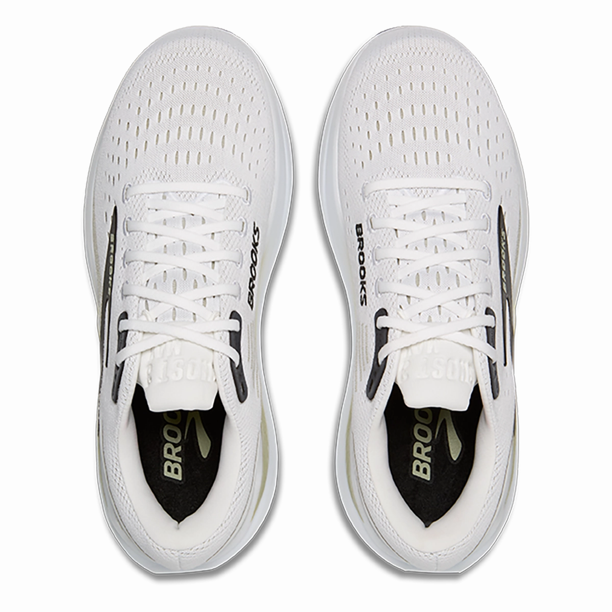Brooks Ghost Max 3 Bright White - Tea - Black