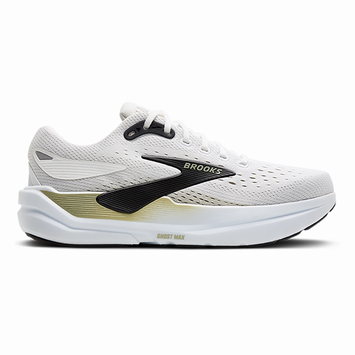 Brooks Ghost Max 3 Bright White - Tea - Black