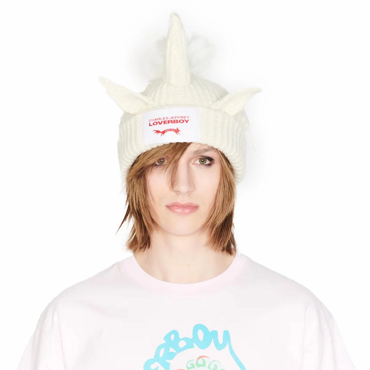 Chunky Unicorn Beanie 'Ecru'