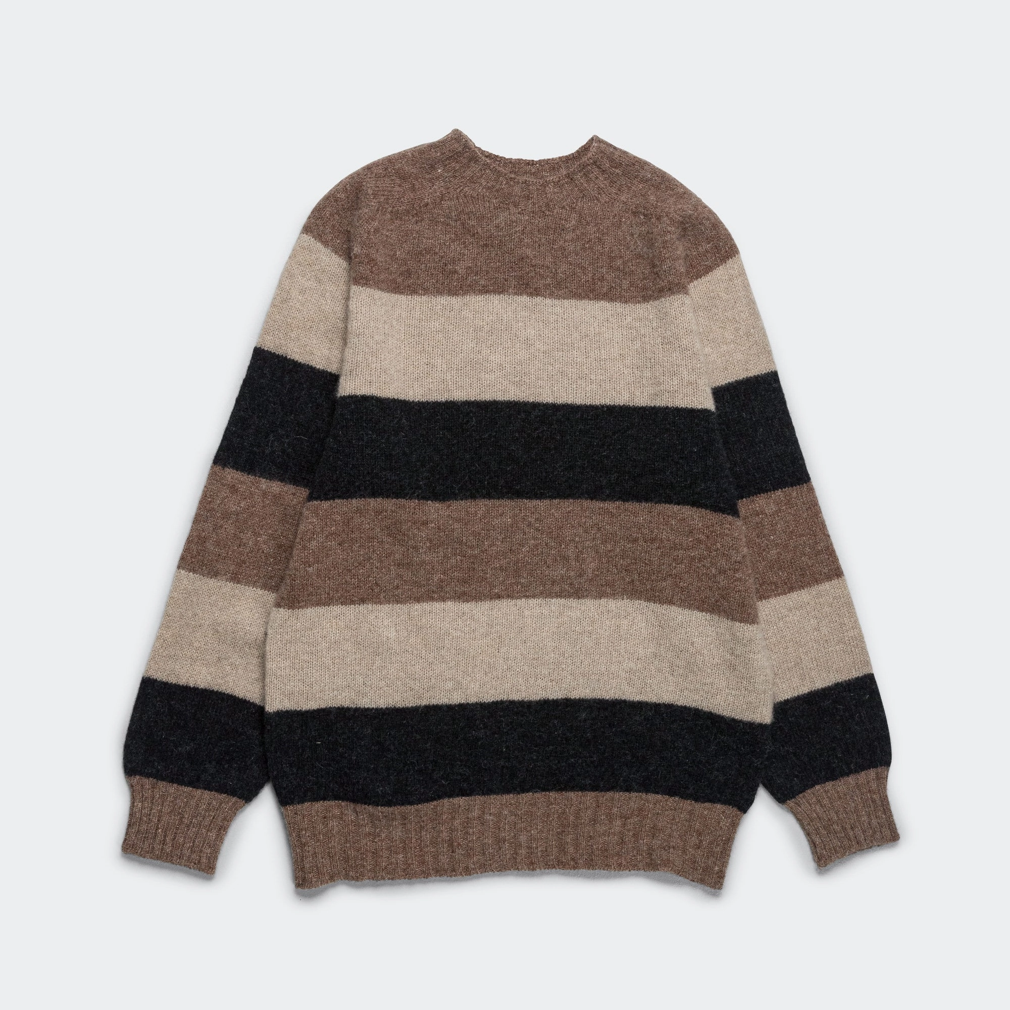 Crew Stripe Shaggy - Light Brown