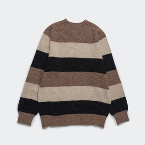 Crew Stripe Shaggy - Light Brown